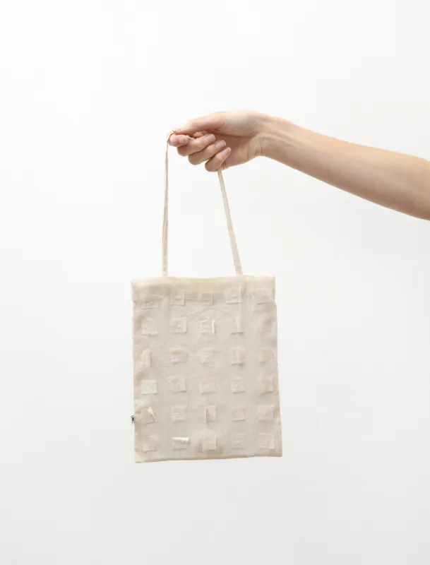 Muga Silk Off-Cuts Bag Undyed sold by SHOP NEIGHBOR