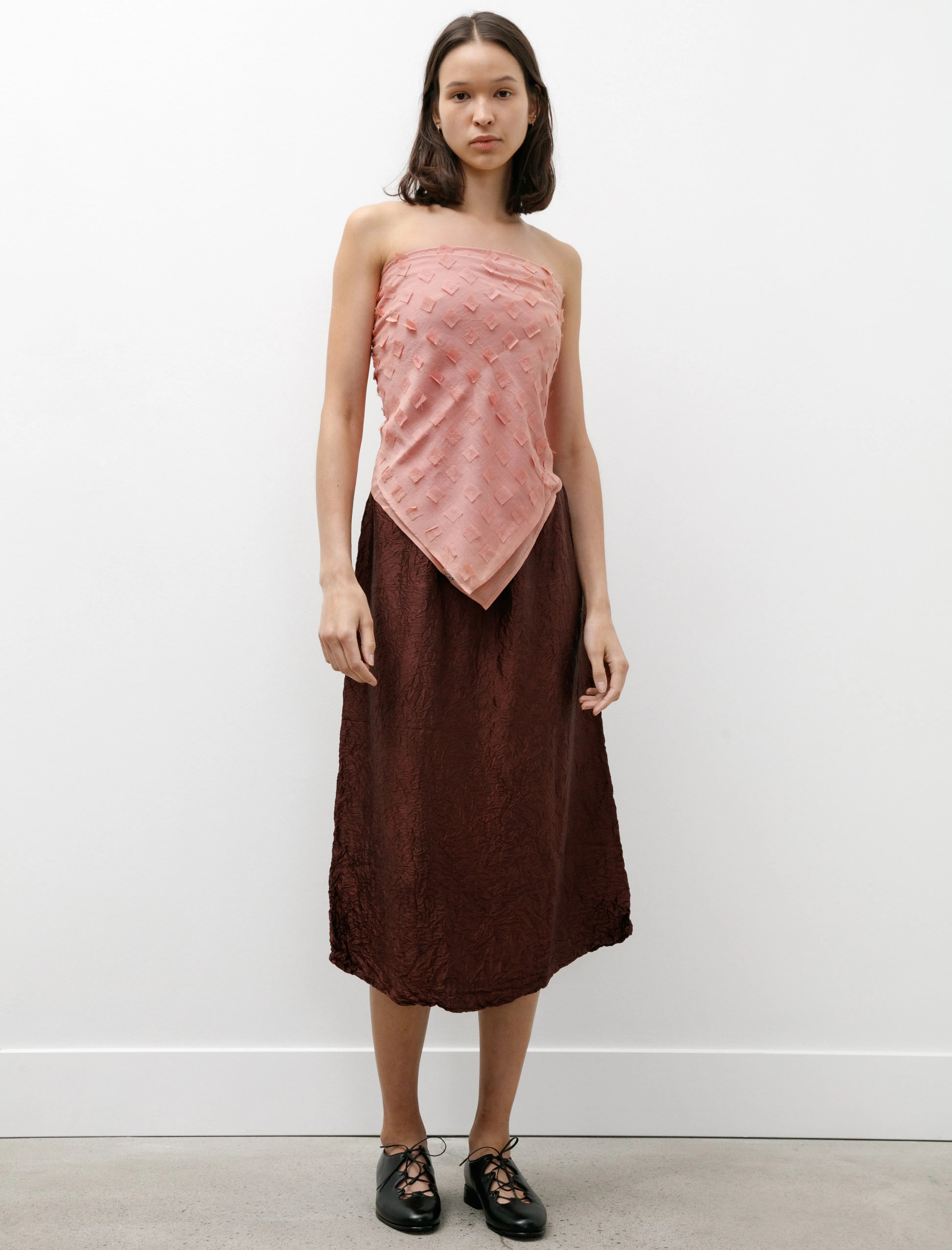 Muga Silk Off-Cuts Scarf Blush sold by SHOP NEIGHBOR product image thumbnail 3