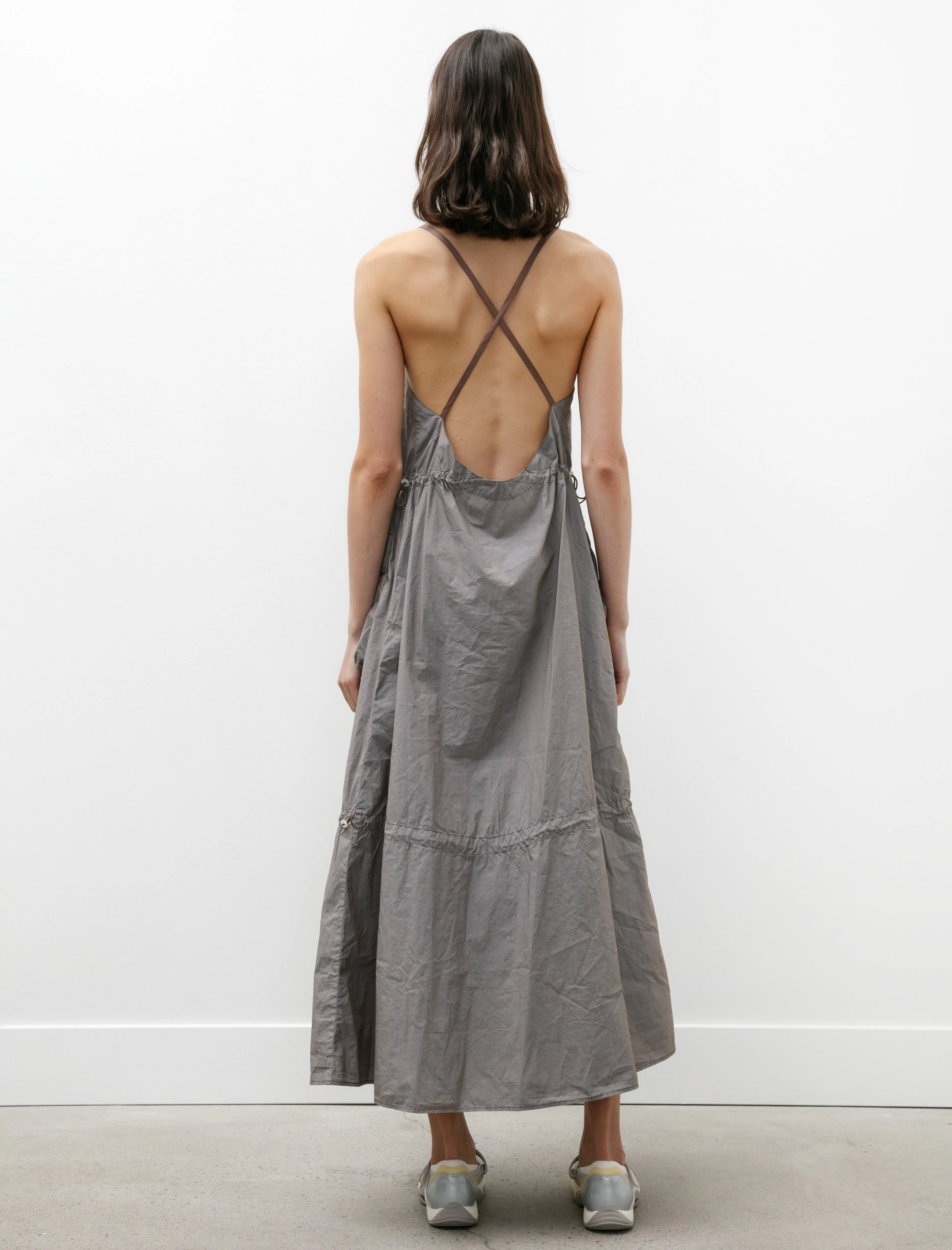 Parachute Dress Stone Khaki Poplin sold by SHOP NEIGHBOR product image thumbnail 5