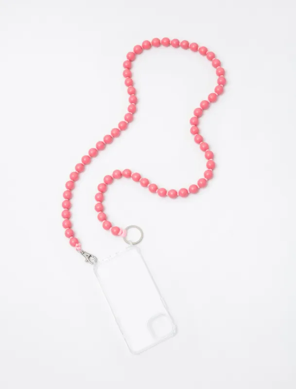 Thick Handykette Phone Necklace Rose/Rose sold by SHOP NEIGHBOR