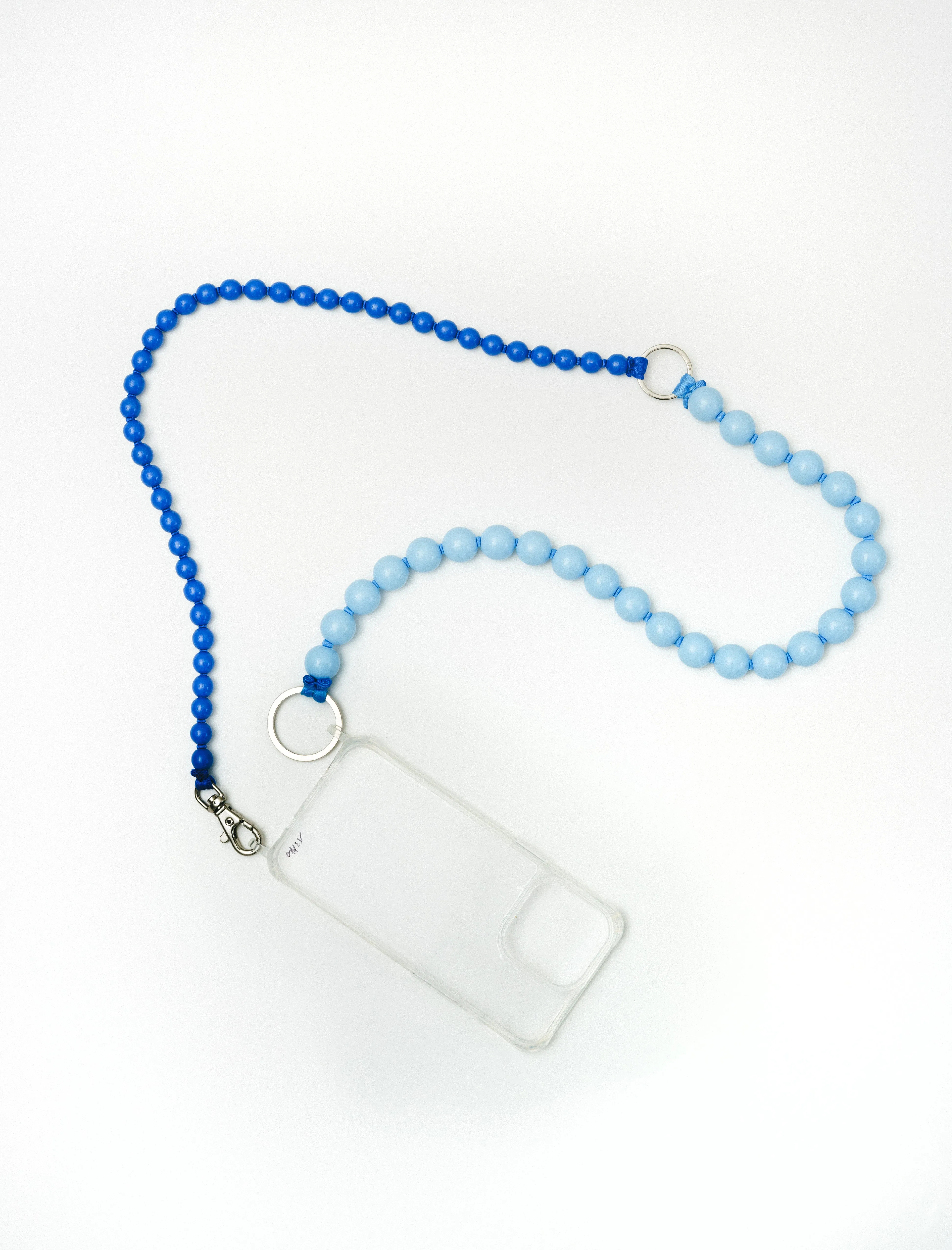 Handykette Phone Double Chain Long Pastel Blue/Blue sold by SHOP NEIGHBOR