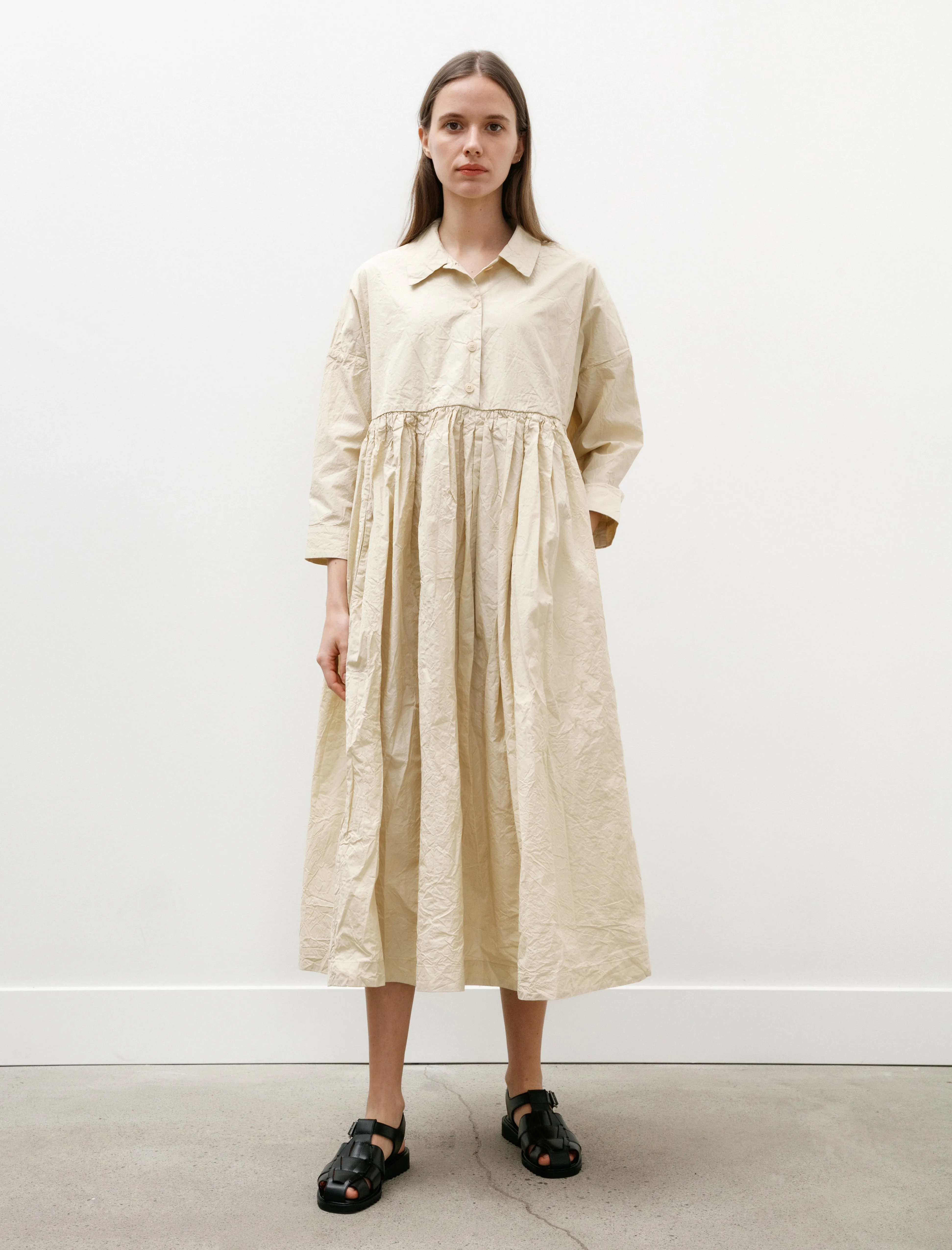 Calme Dress Ecru sold by SHOP NEIGHBOR