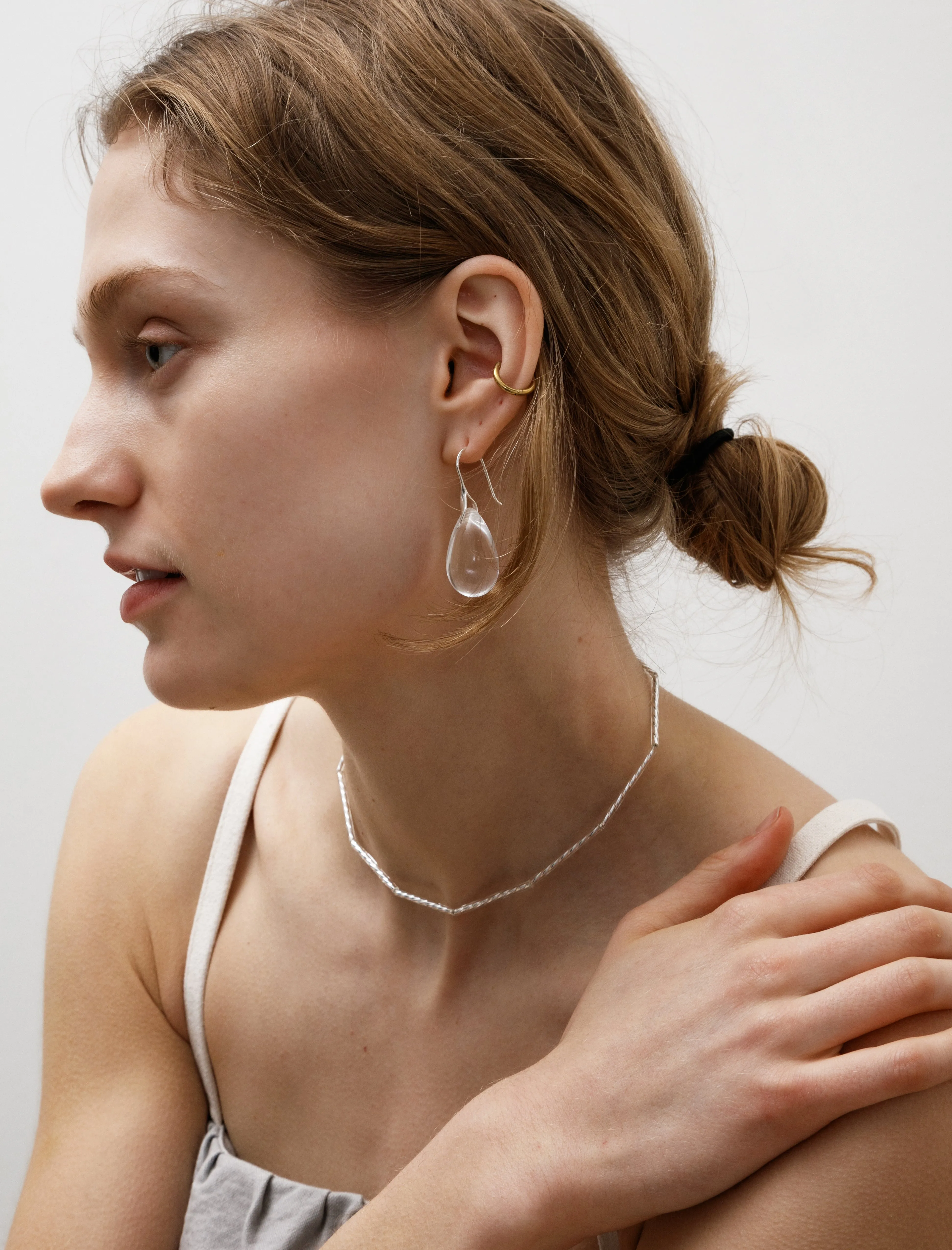 Gota Maxi Earrings Clear sold by SHOP NEIGHBOR product image thumbnail 3