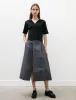 Wide Rib SS Knit Polo Black sold by SHOP NEIGHBOR