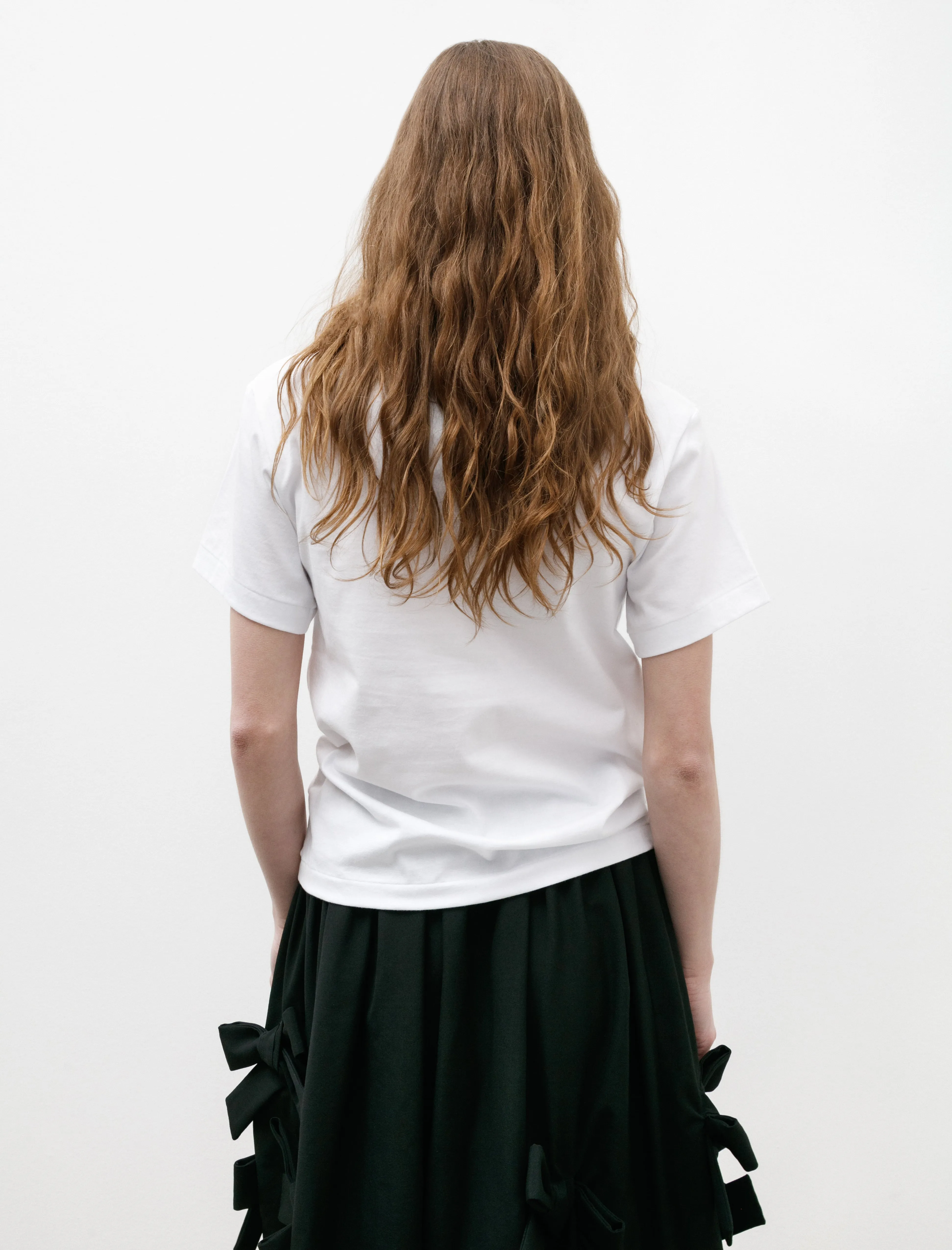 Collaged Bow T-Shirt White sold by SHOP NEIGHBOR product image thumbnail 3