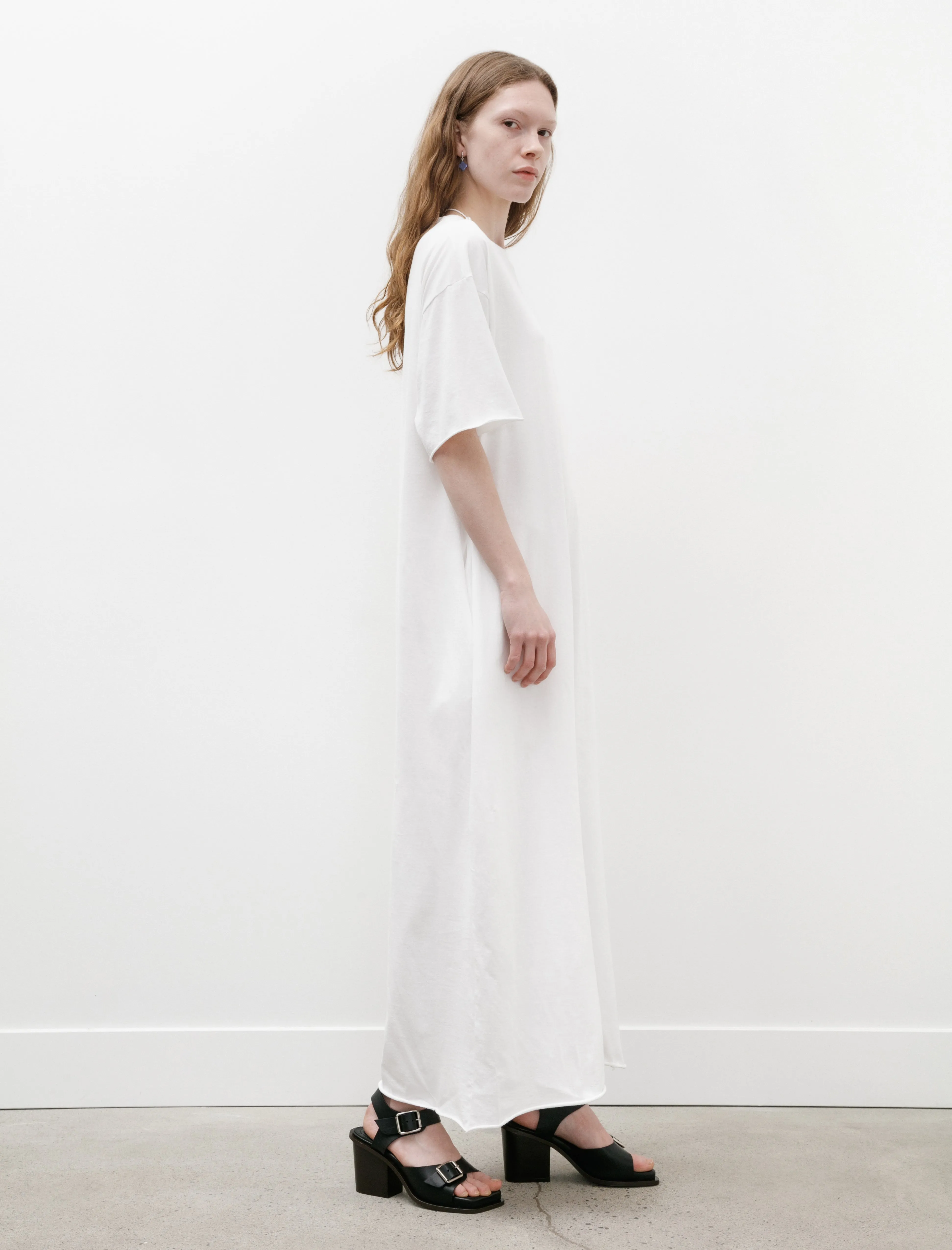 Dressy T-Shirt Dress White sold by SHOP NEIGHBOR product image thumbnail 4
