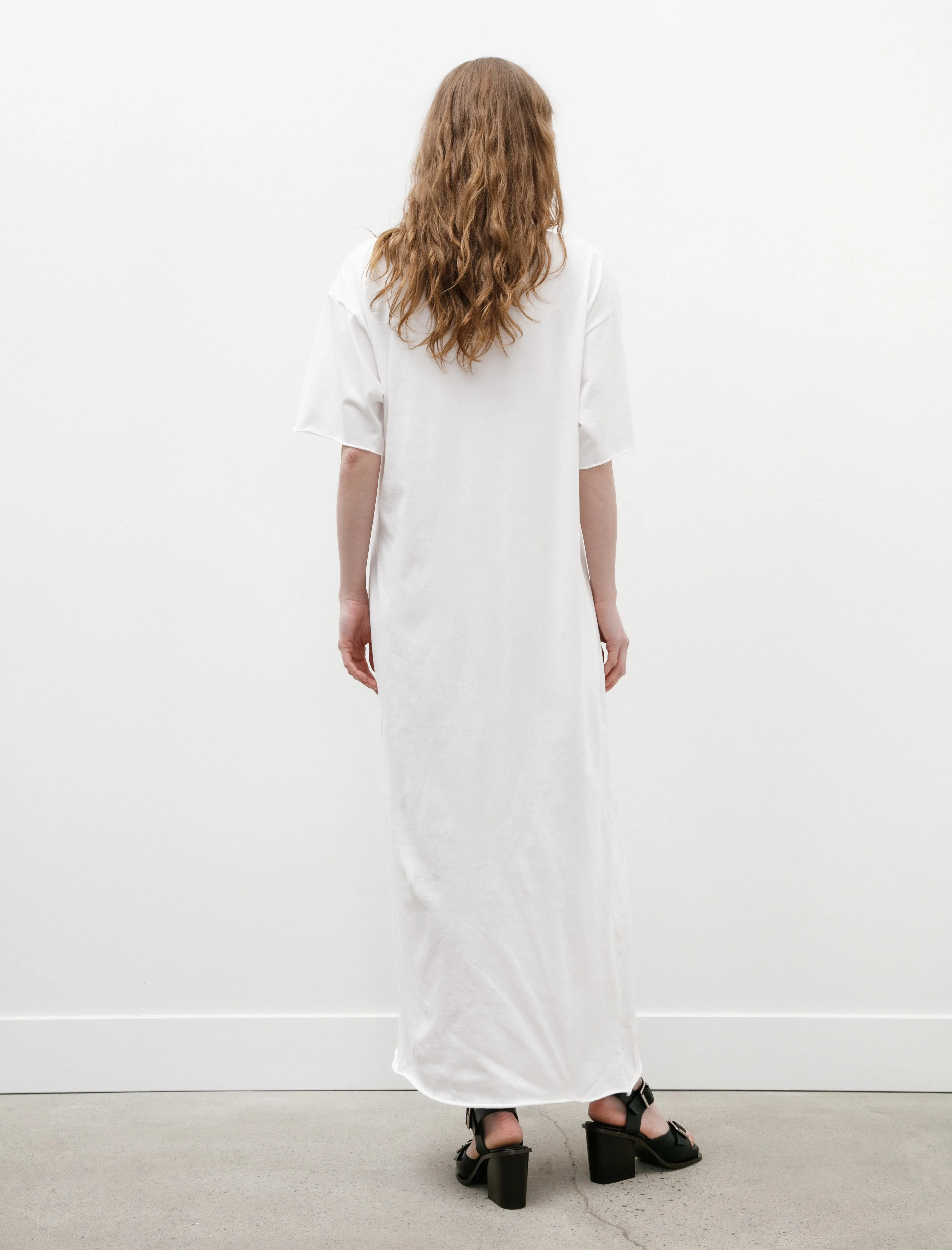 Dressy T-Shirt Dress White sold by SHOP NEIGHBOR product image thumbnail 5