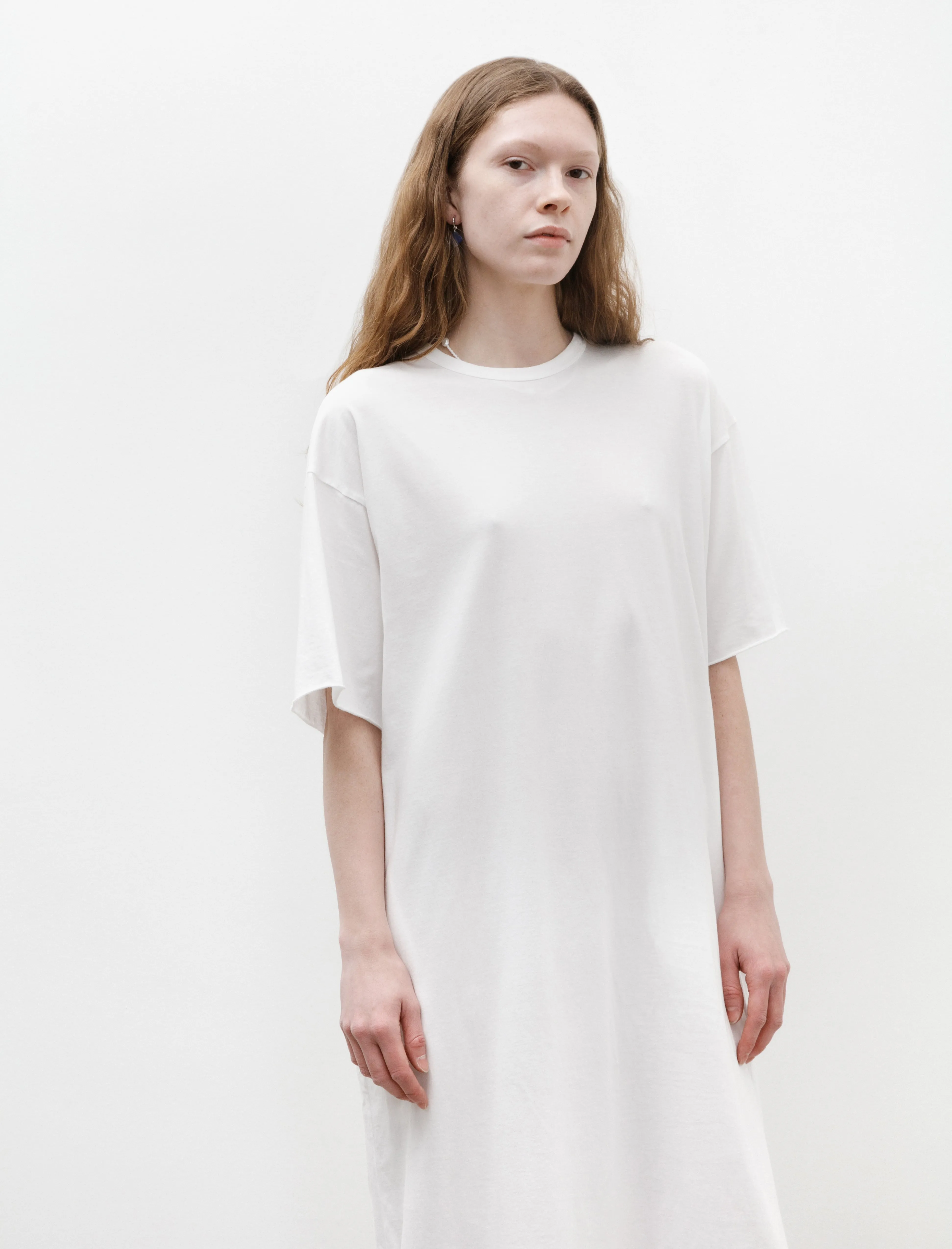 Dressy T-Shirt Dress White sold by SHOP NEIGHBOR product image thumbnail 3