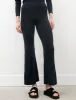 Rib Tight Flare Pants Navy sold by SHOP NEIGHBOR
