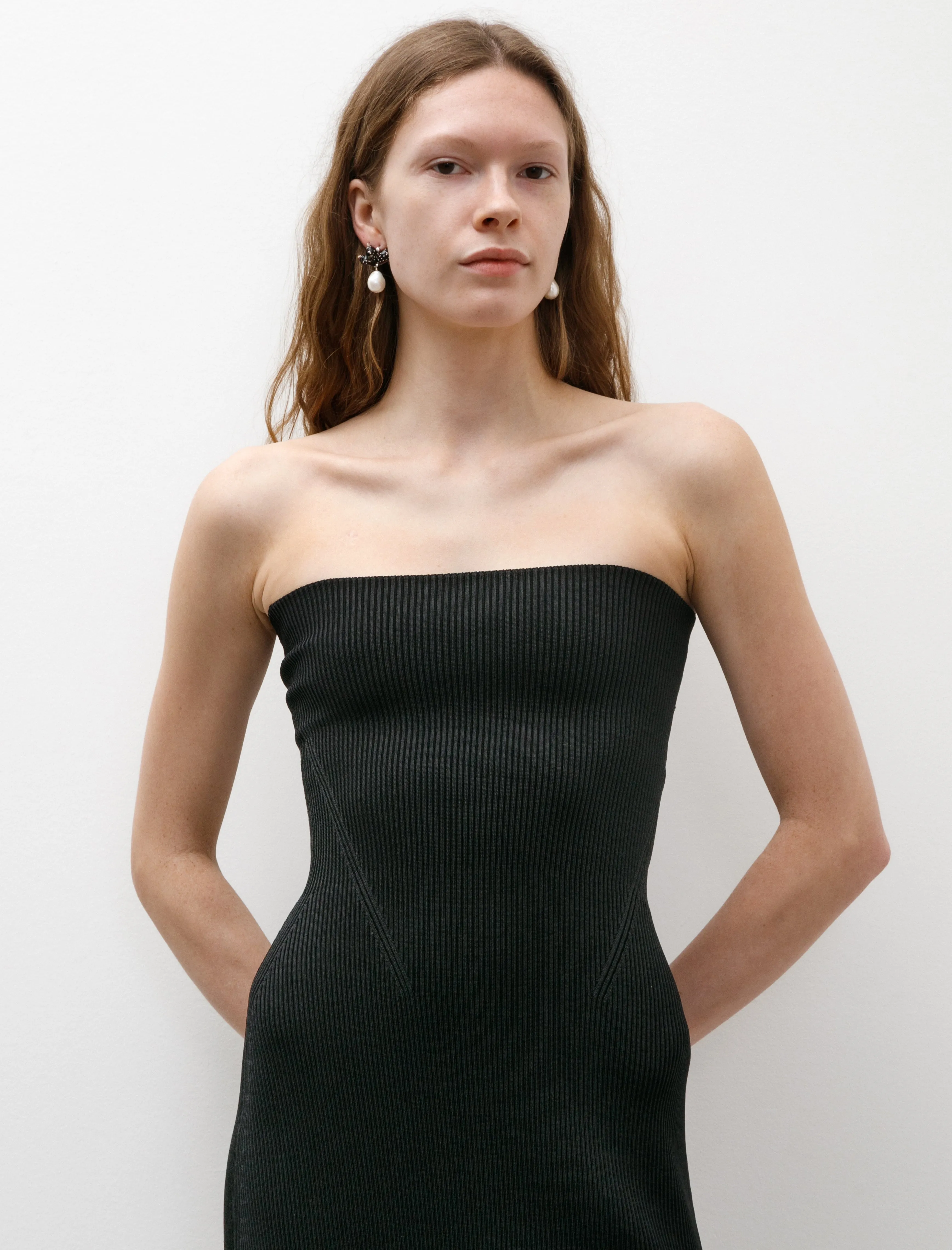 Portrait HS Strapless Dress Black sold by SHOP NEIGHBOR product image thumbnail 3