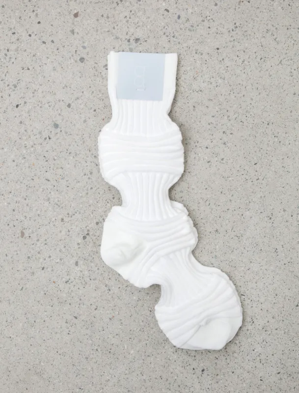 Garter Rib Socks White sold by SHOP NEIGHBOR