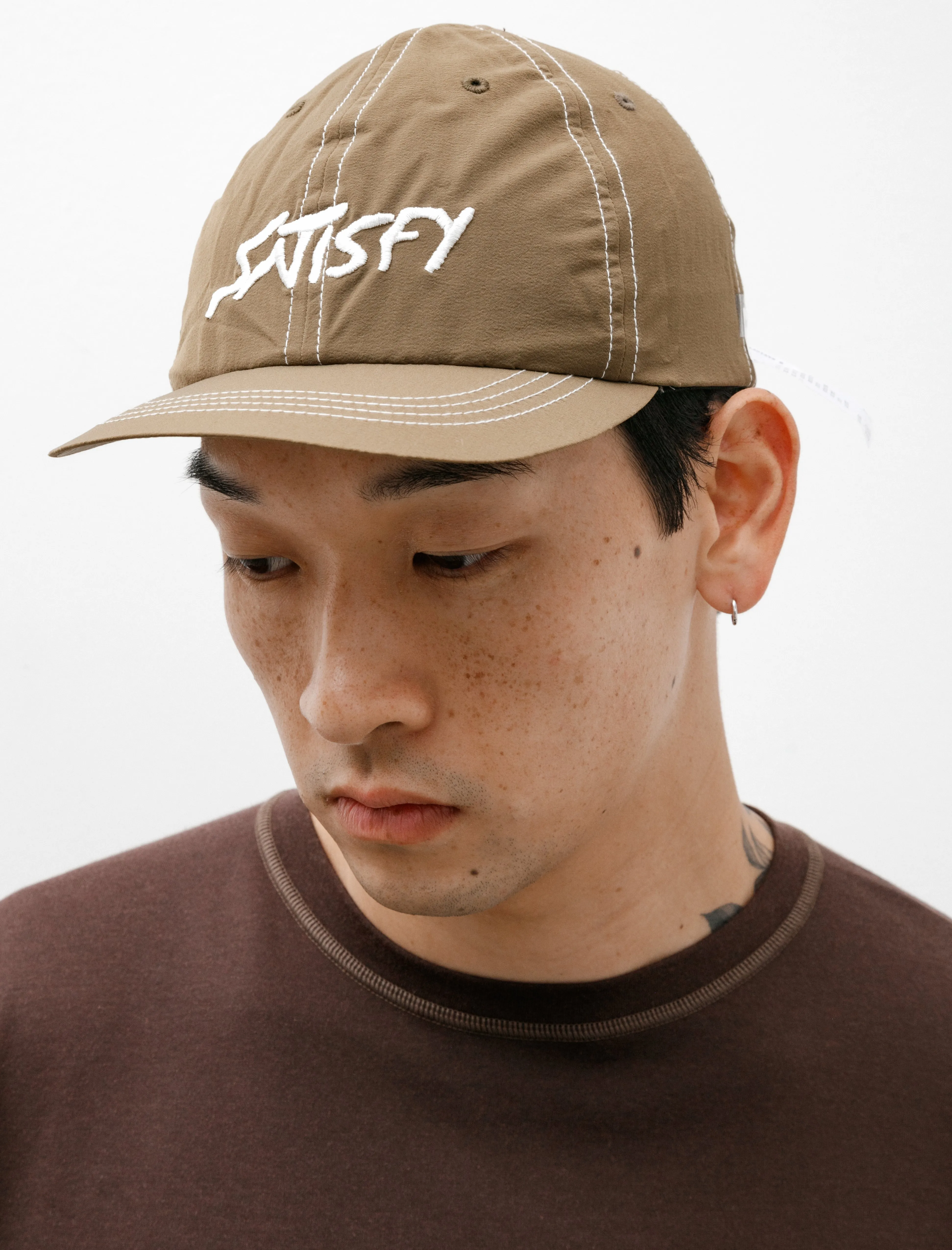 PeaceShell Running Cap Military Olive sold by SHOP NEIGHBOR