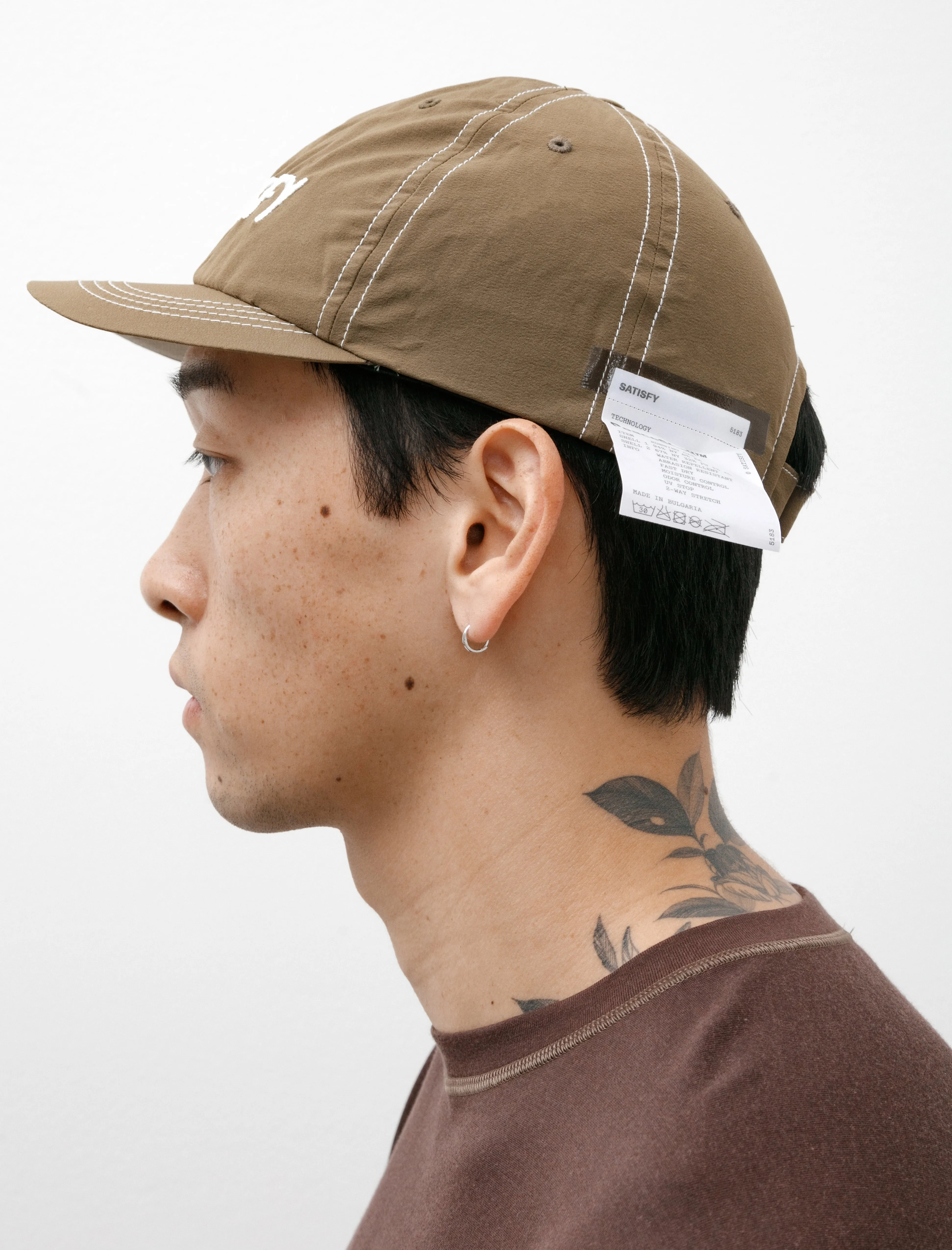 PeaceShell Running Cap Military Olive sold by SHOP NEIGHBOR product image thumbnail 2
