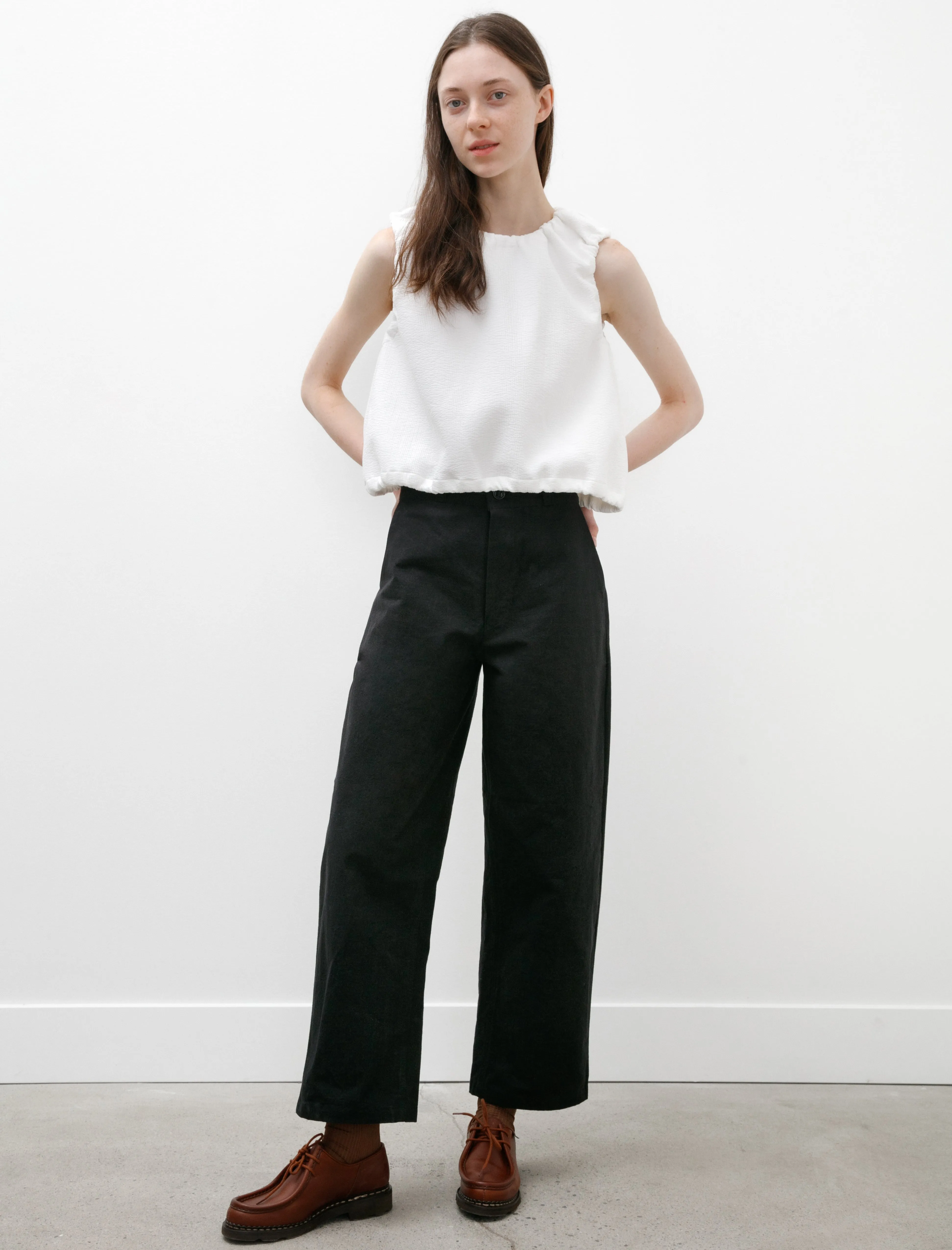 W-R0P4 High Waist Pants Black Wax sold by SHOP NEIGHBOR product image thumbnail 2