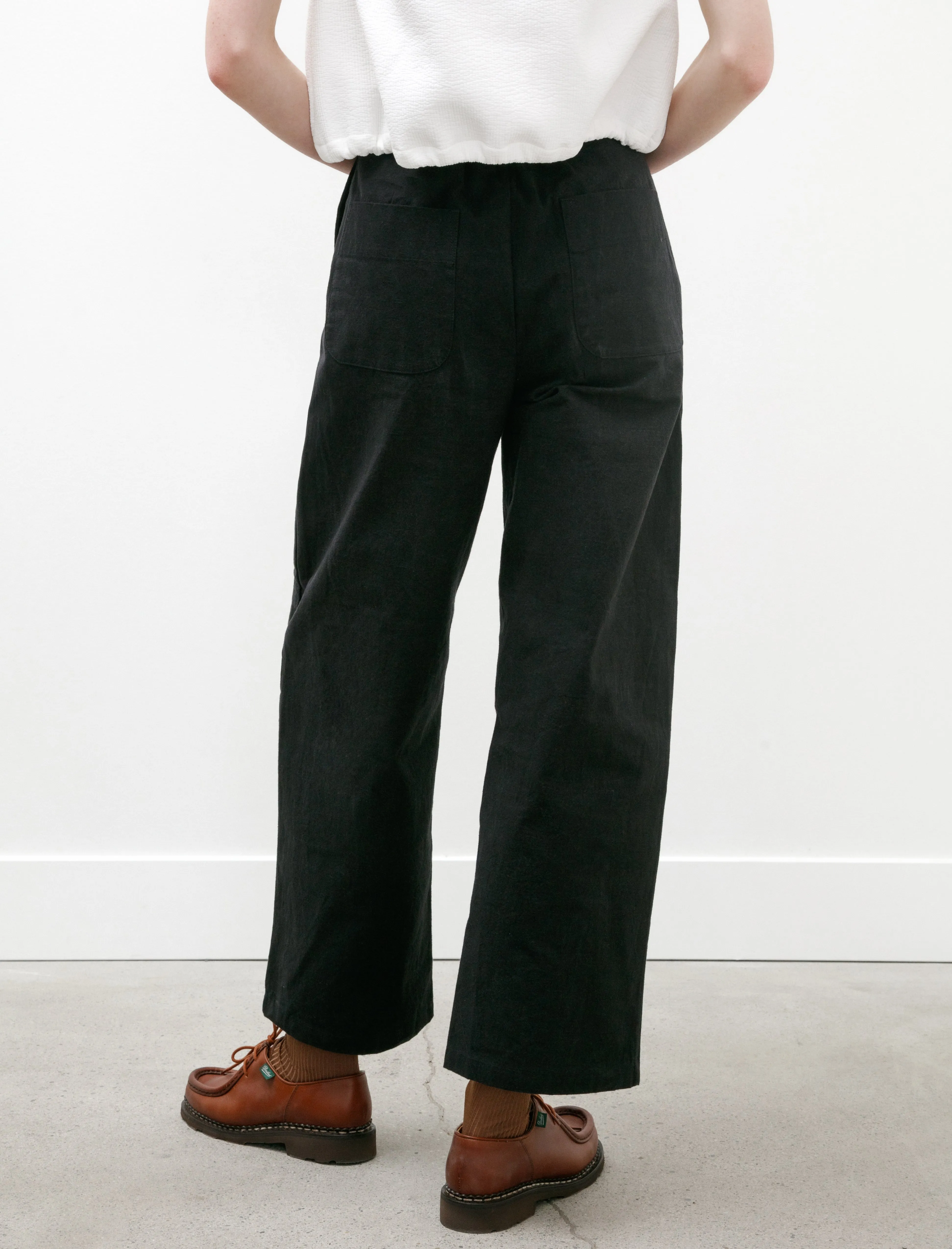 W-R0P4 High Waist Pants Black Wax sold by SHOP NEIGHBOR product image thumbnail 4