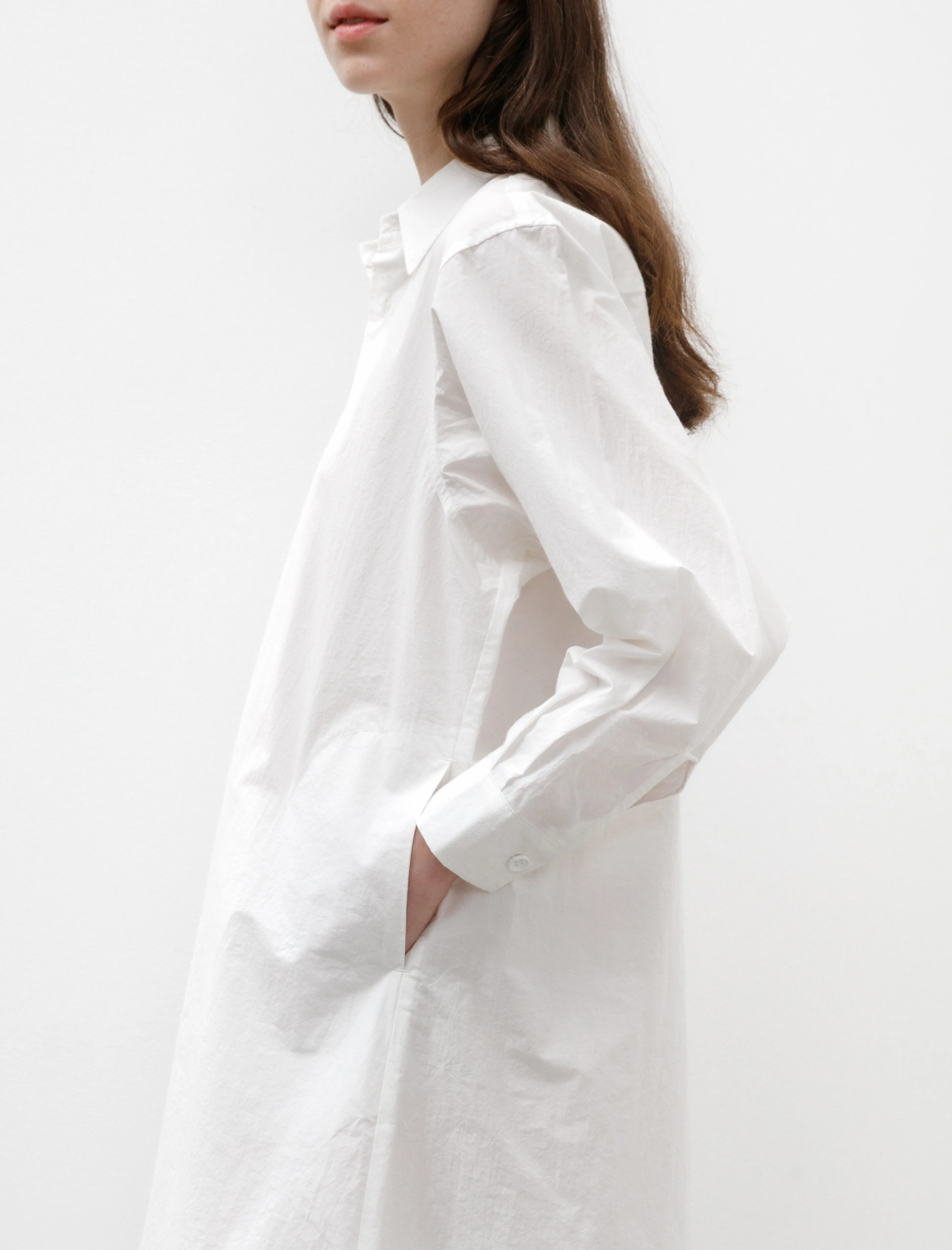 W-R16A1 Shirt Dress White Summer sold by SHOP NEIGHBOR product image thumbnail 5