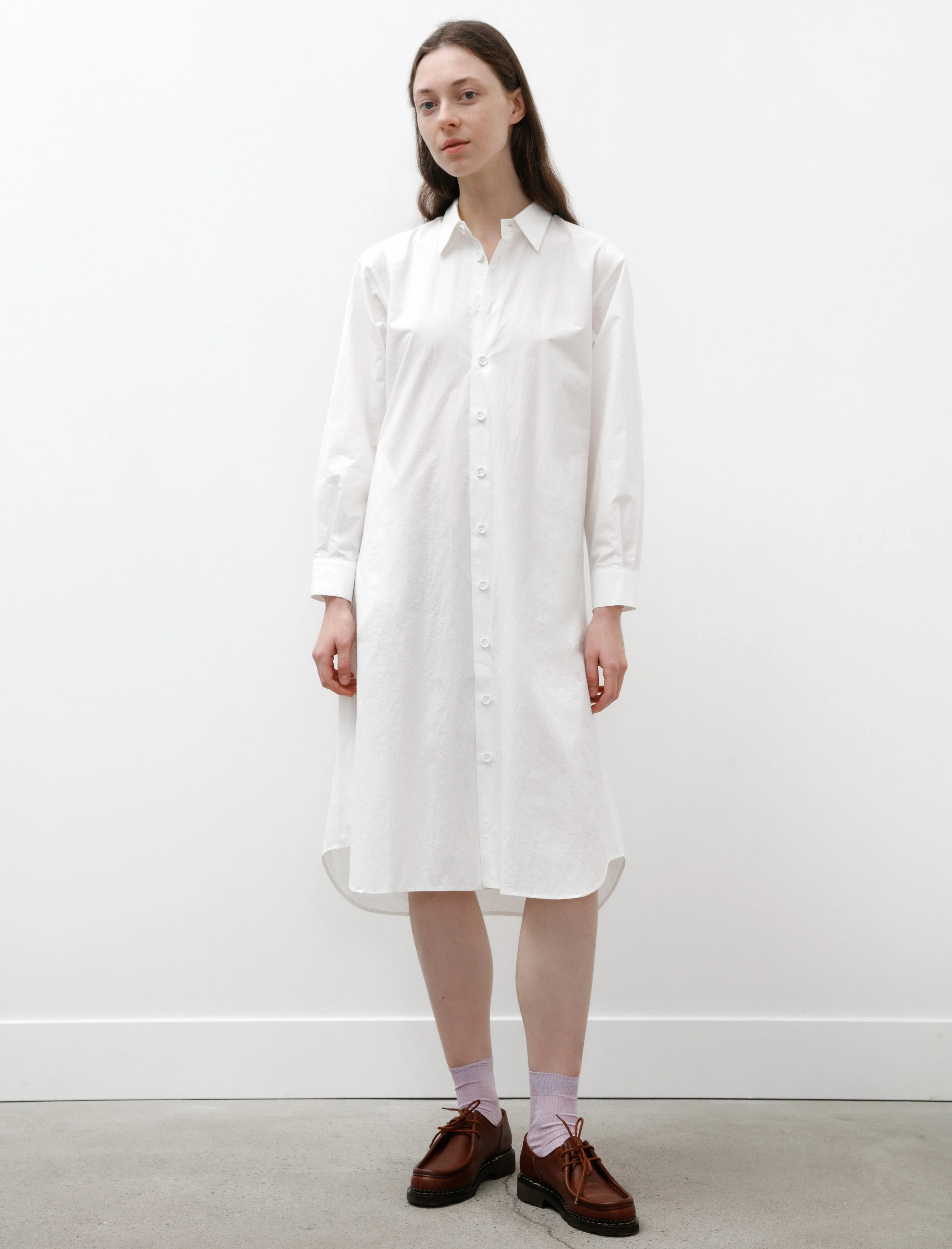 W-R16A1 Shirt Dress White Summer sold by SHOP NEIGHBOR