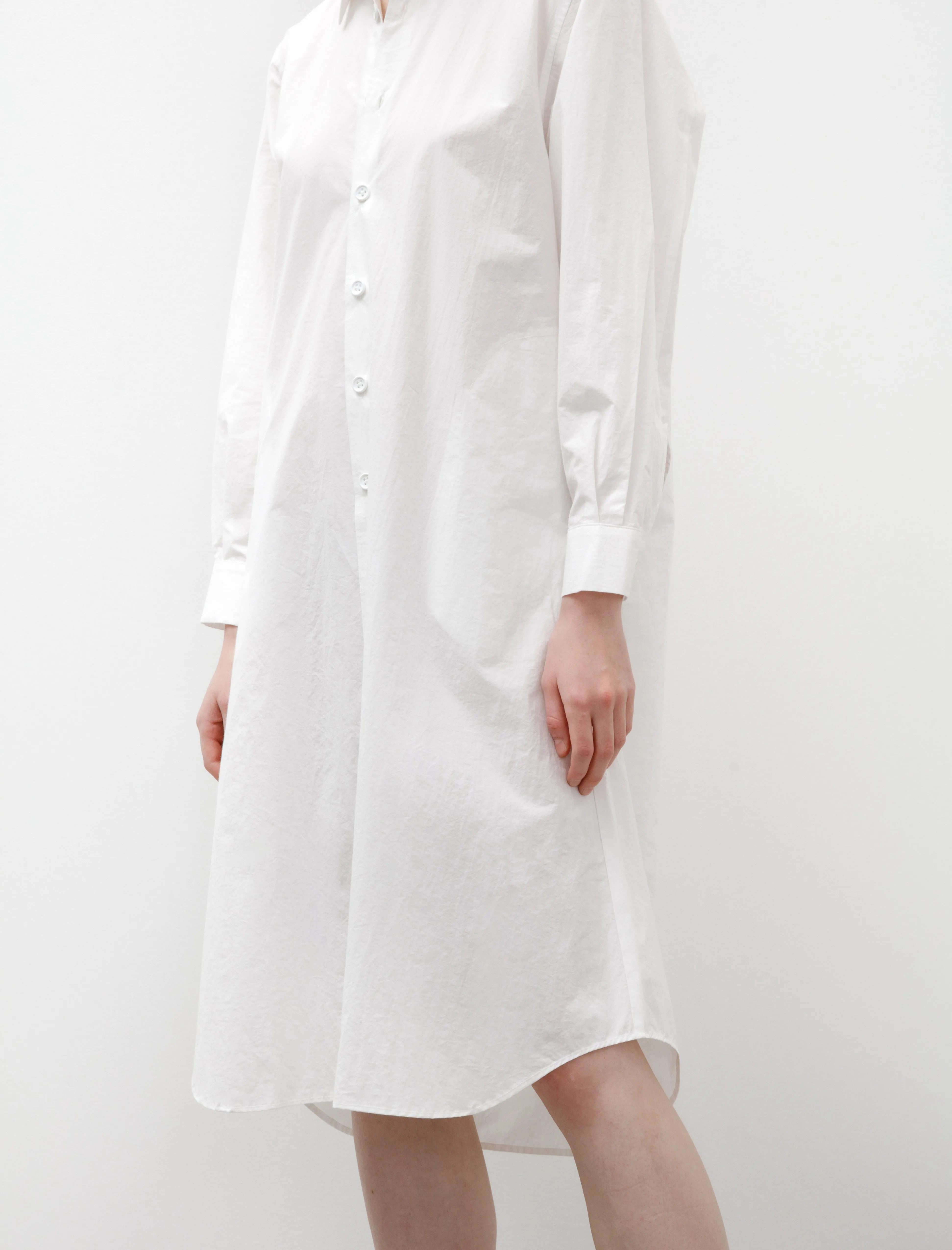 W-R16A1 Shirt Dress White Summer sold by SHOP NEIGHBOR product image thumbnail 4