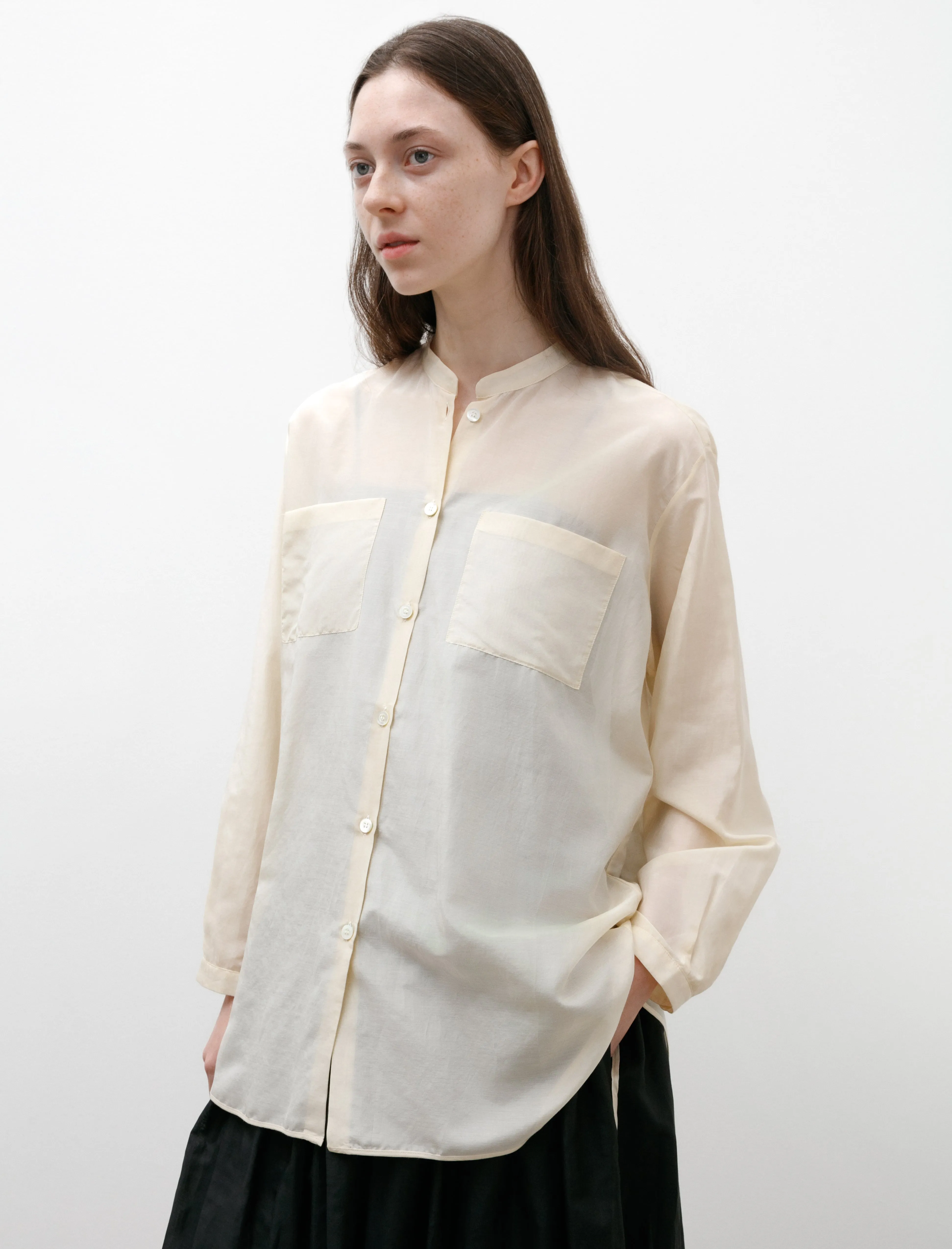 Oversize Shirt Voile Ivory sold by SHOP NEIGHBOR product image thumbnail 4