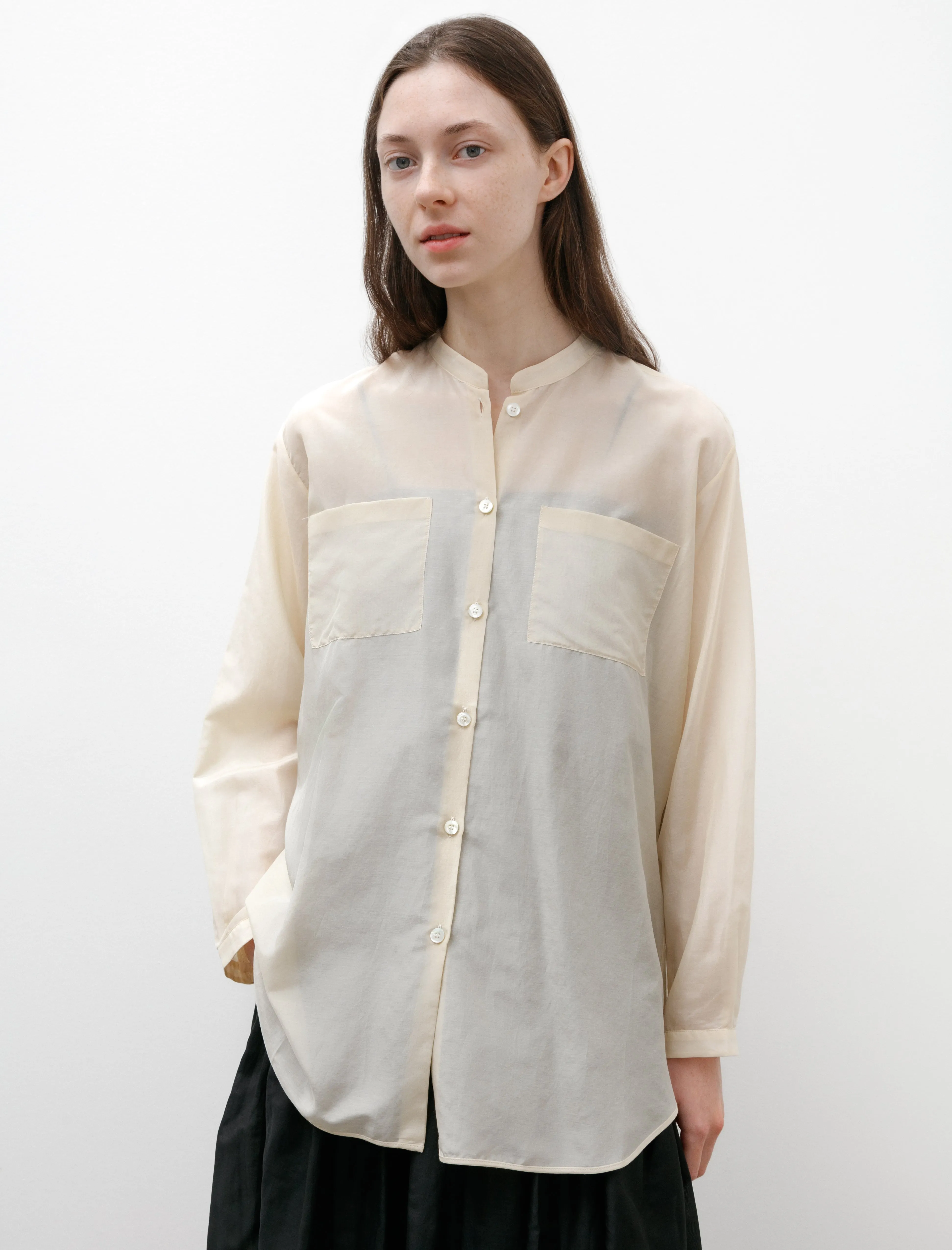 Oversize Shirt Voile Ivory sold by SHOP NEIGHBOR product image thumbnail 2