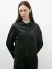 Boxy Jacket Satin Black sold by SHOP NEIGHBOR