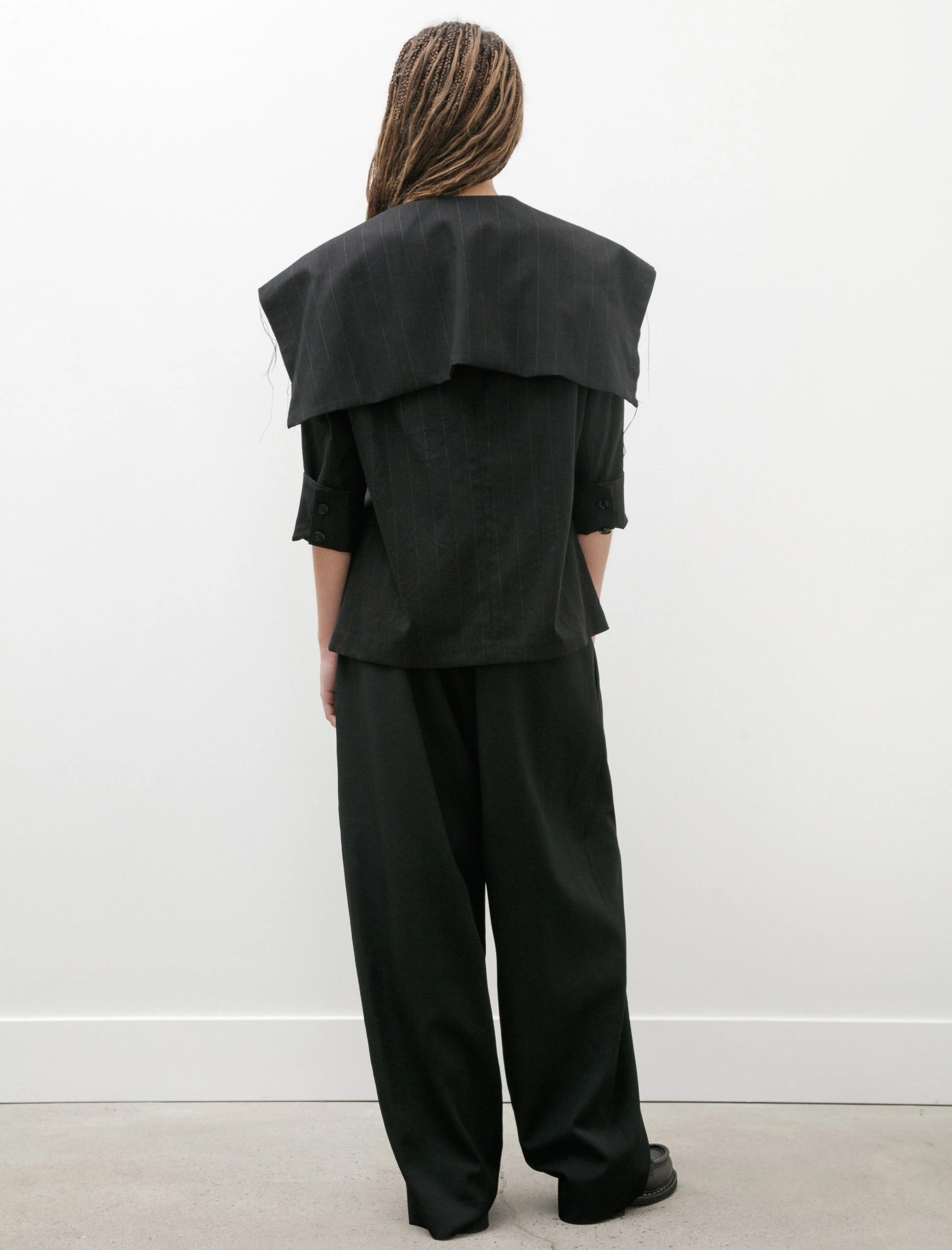 Sailor Collar Jacket Black sold by SHOP NEIGHBOR product image thumbnail 3