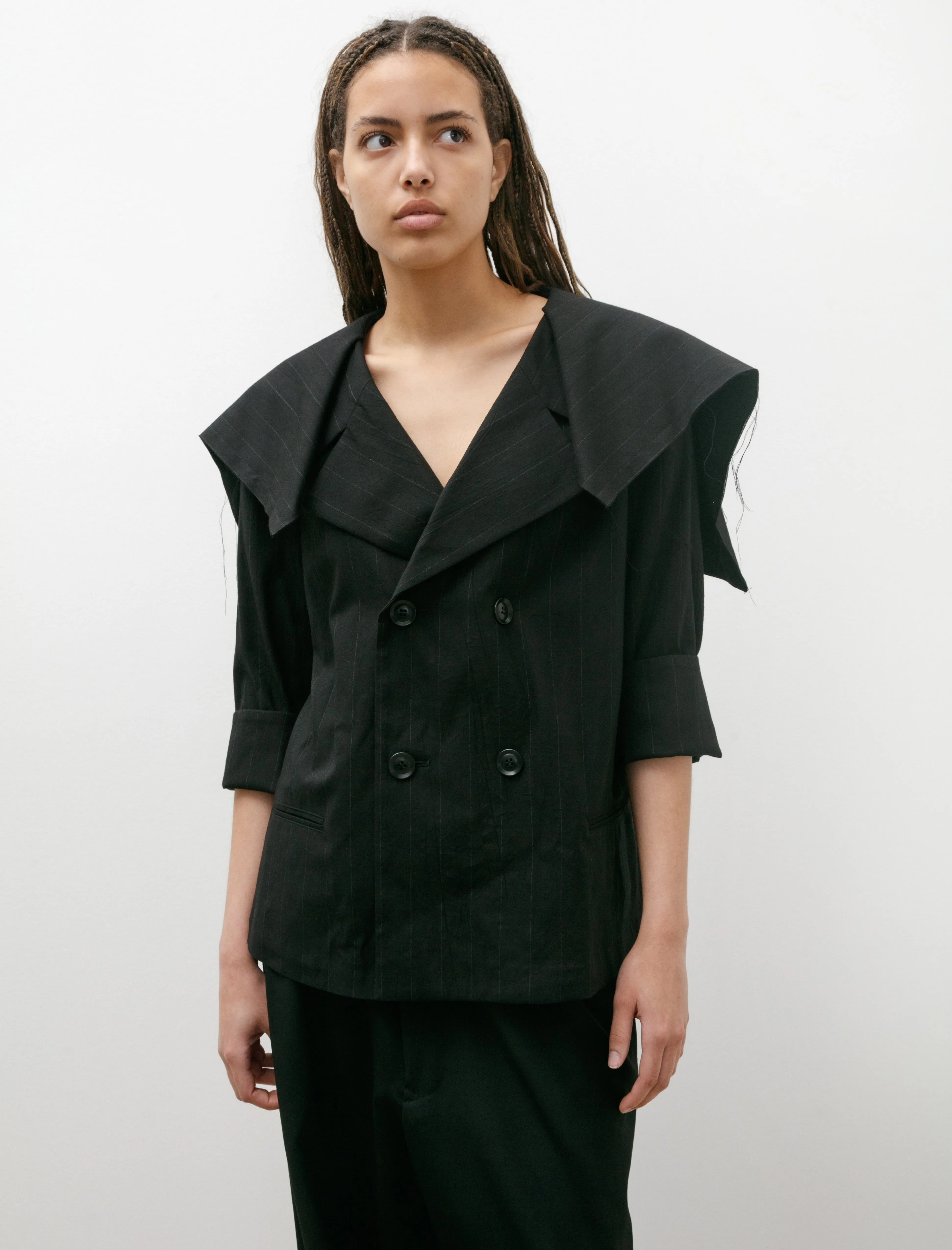 Sailor Collar Jacket Black sold by SHOP NEIGHBOR product image thumbnail 2