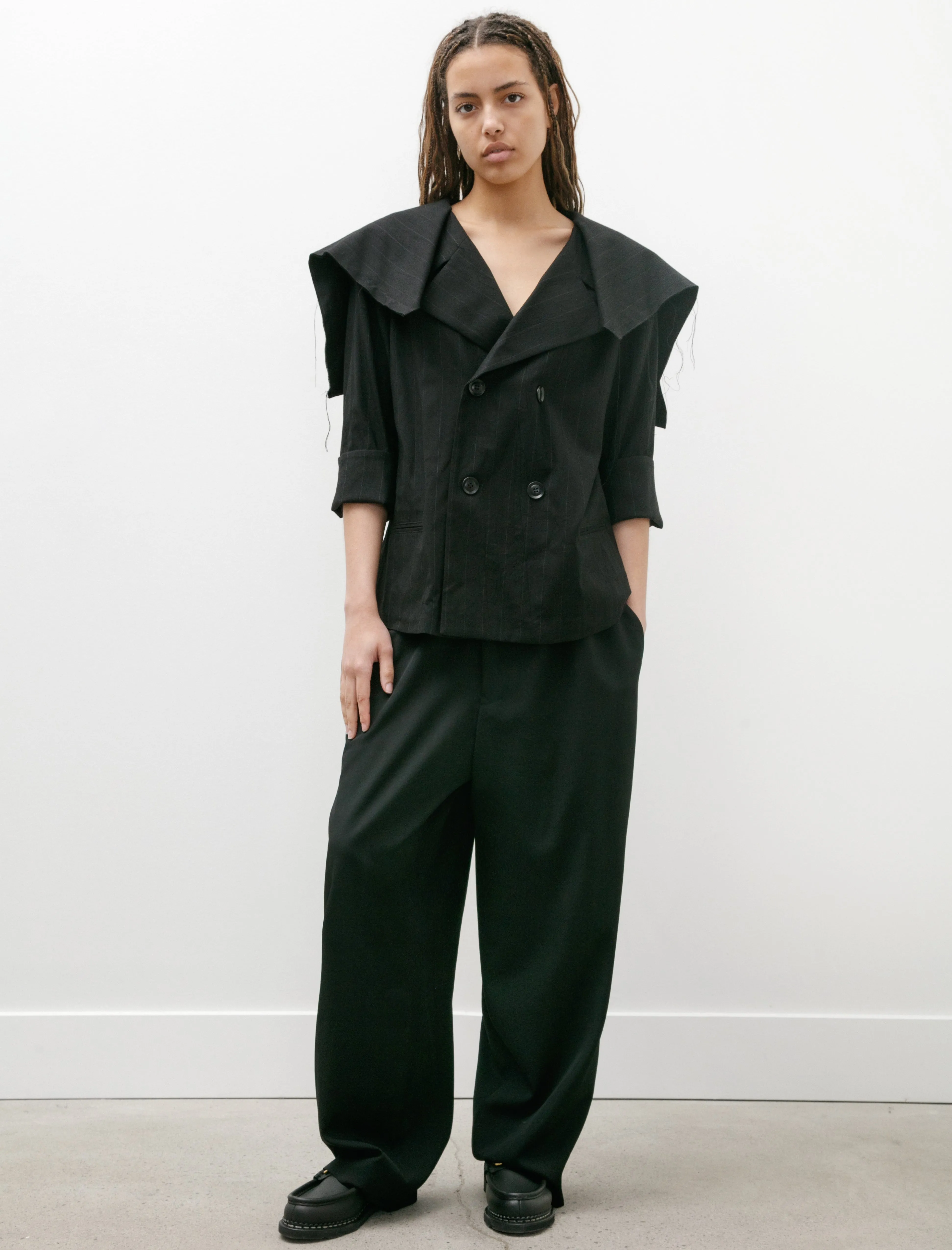 Sailor Collar Jacket Black sold by SHOP NEIGHBOR