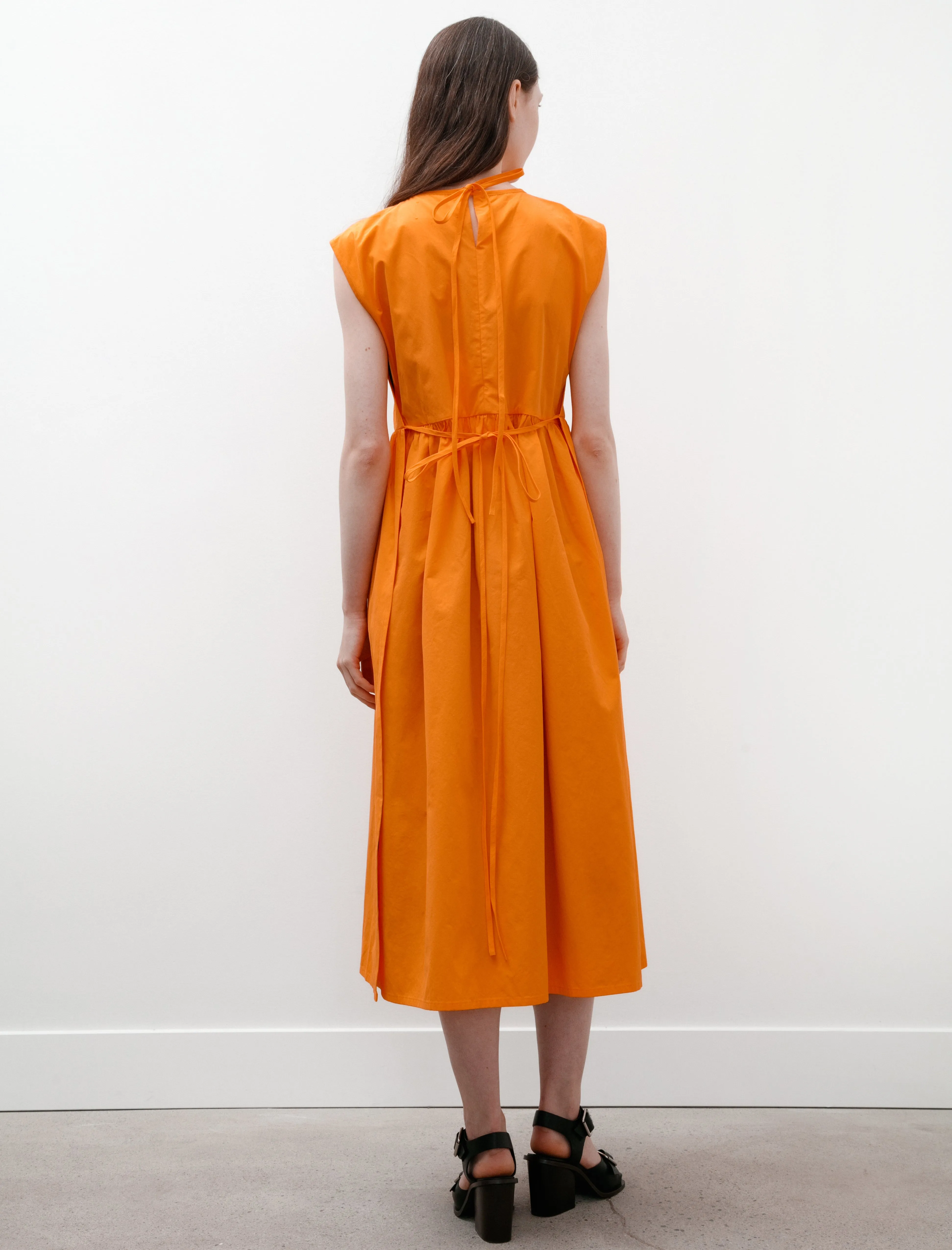 Strik Dress Orange Cotton sold by SHOP NEIGHBOR product image thumbnail 5