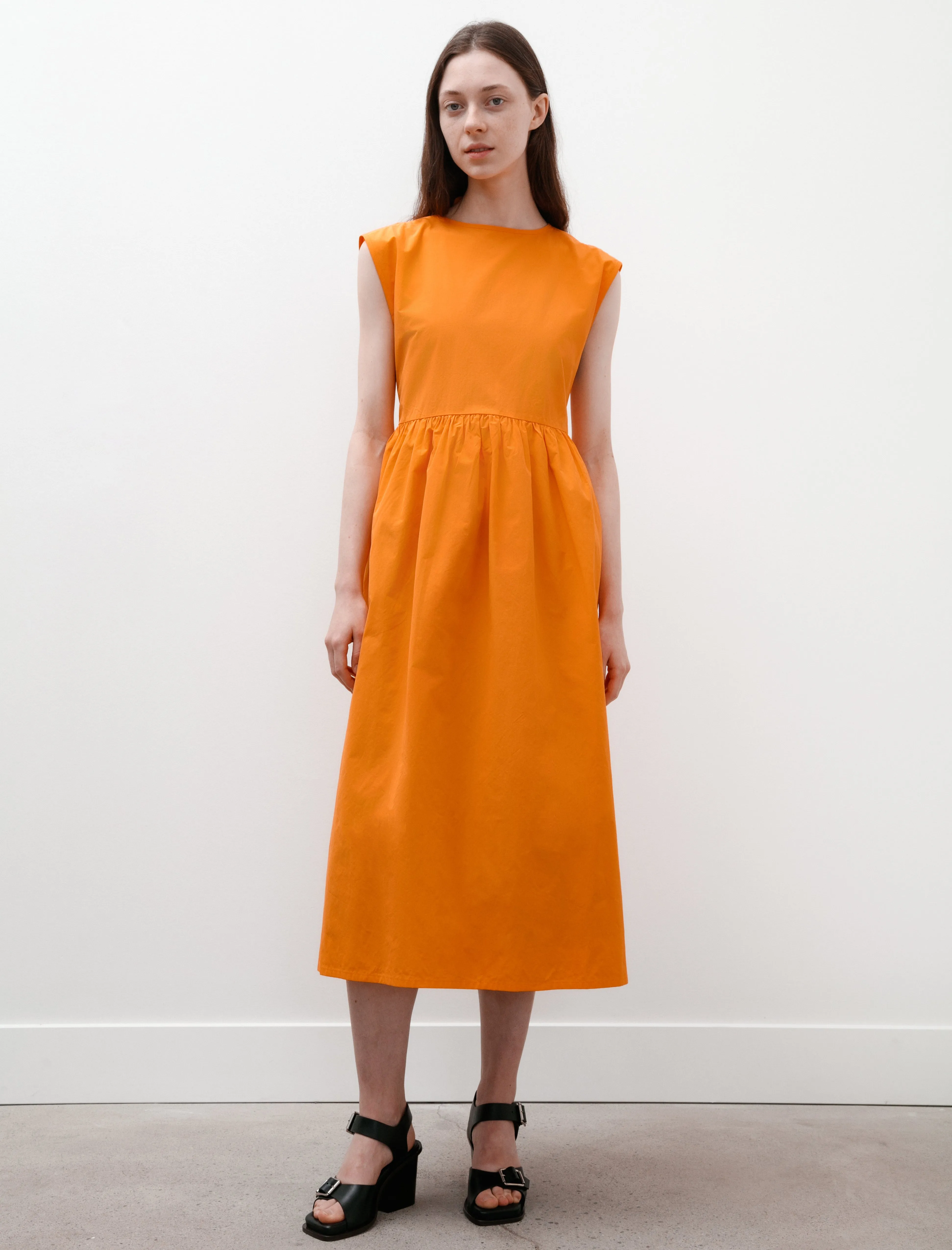 Strik Dress Orange Cotton sold by SHOP NEIGHBOR product image thumbnail 2