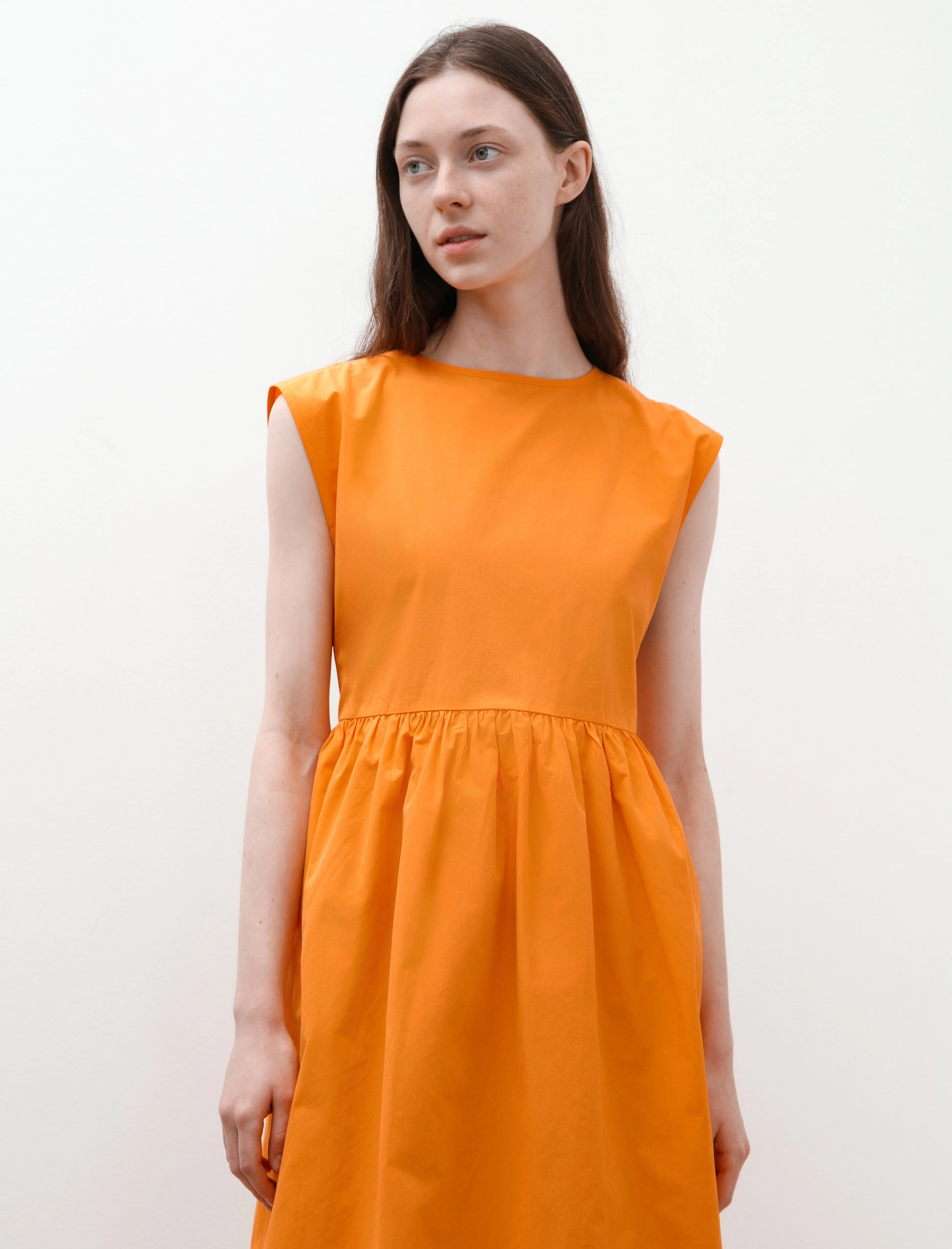 Strik Dress Orange Cotton sold by SHOP NEIGHBOR product image thumbnail 4