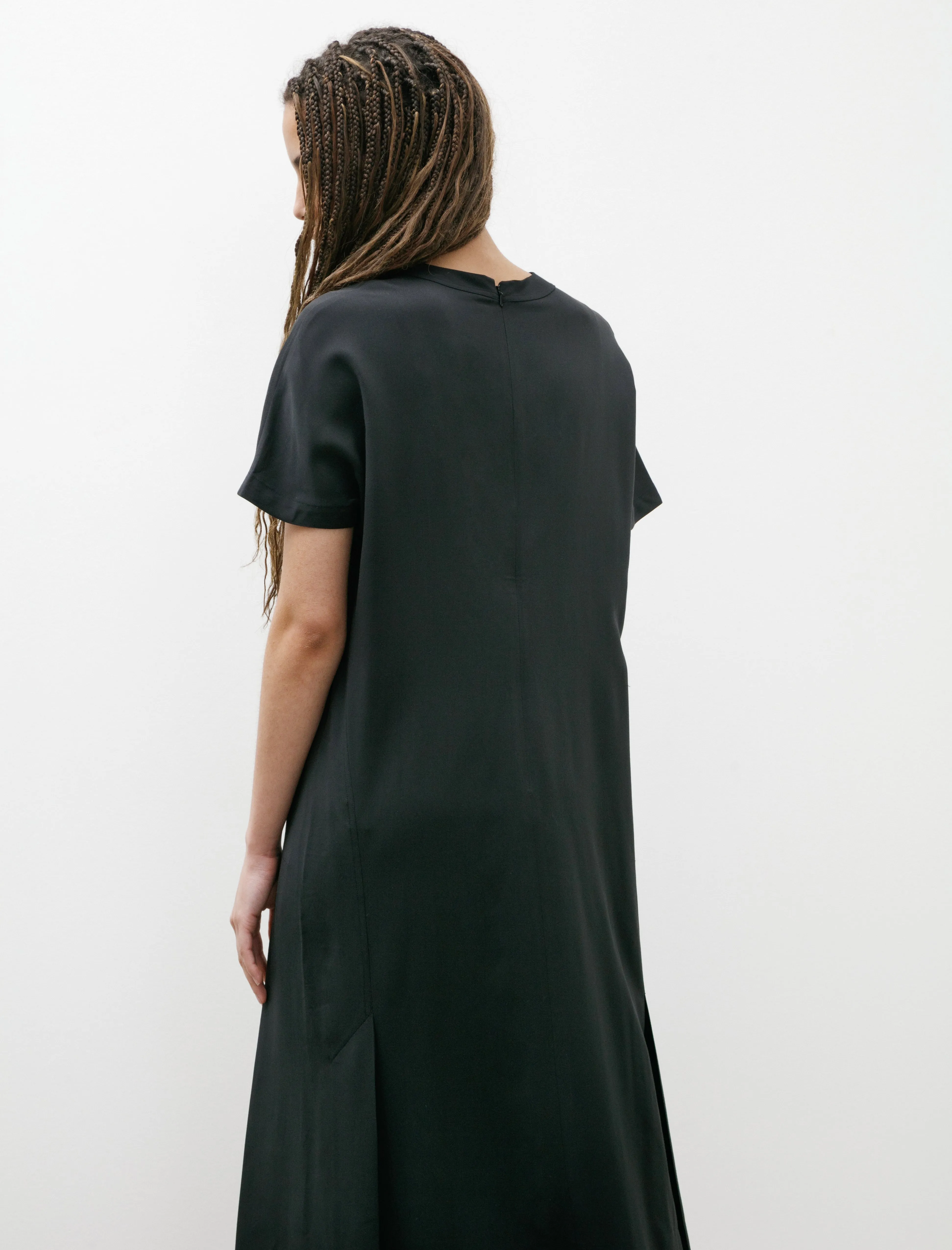 Kaplan Stitch Pleat Dress Darkest Navy sold by SHOP NEIGHBOR product image thumbnail 5