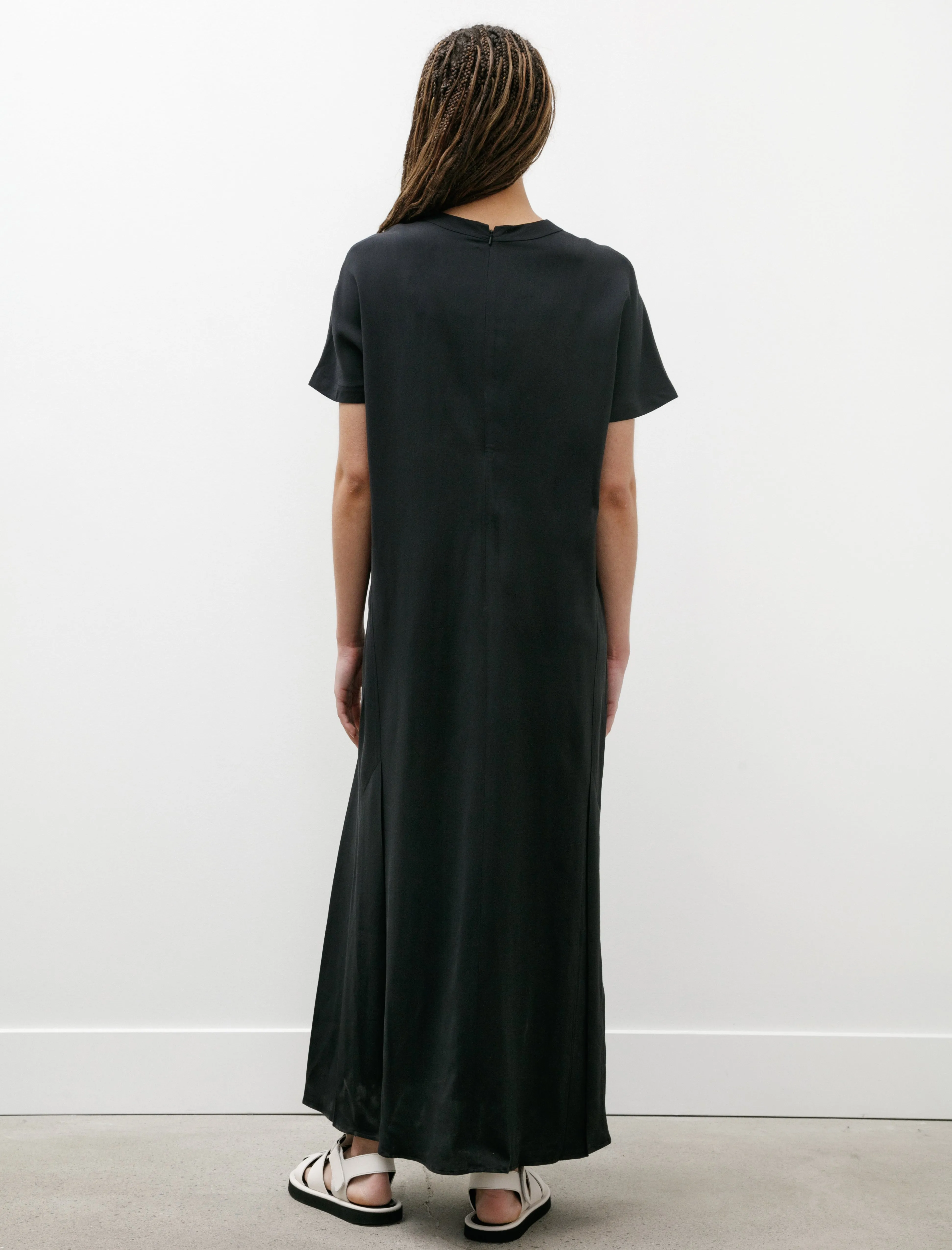 Kaplan Stitch Pleat Dress Darkest Navy sold by SHOP NEIGHBOR product image thumbnail 4