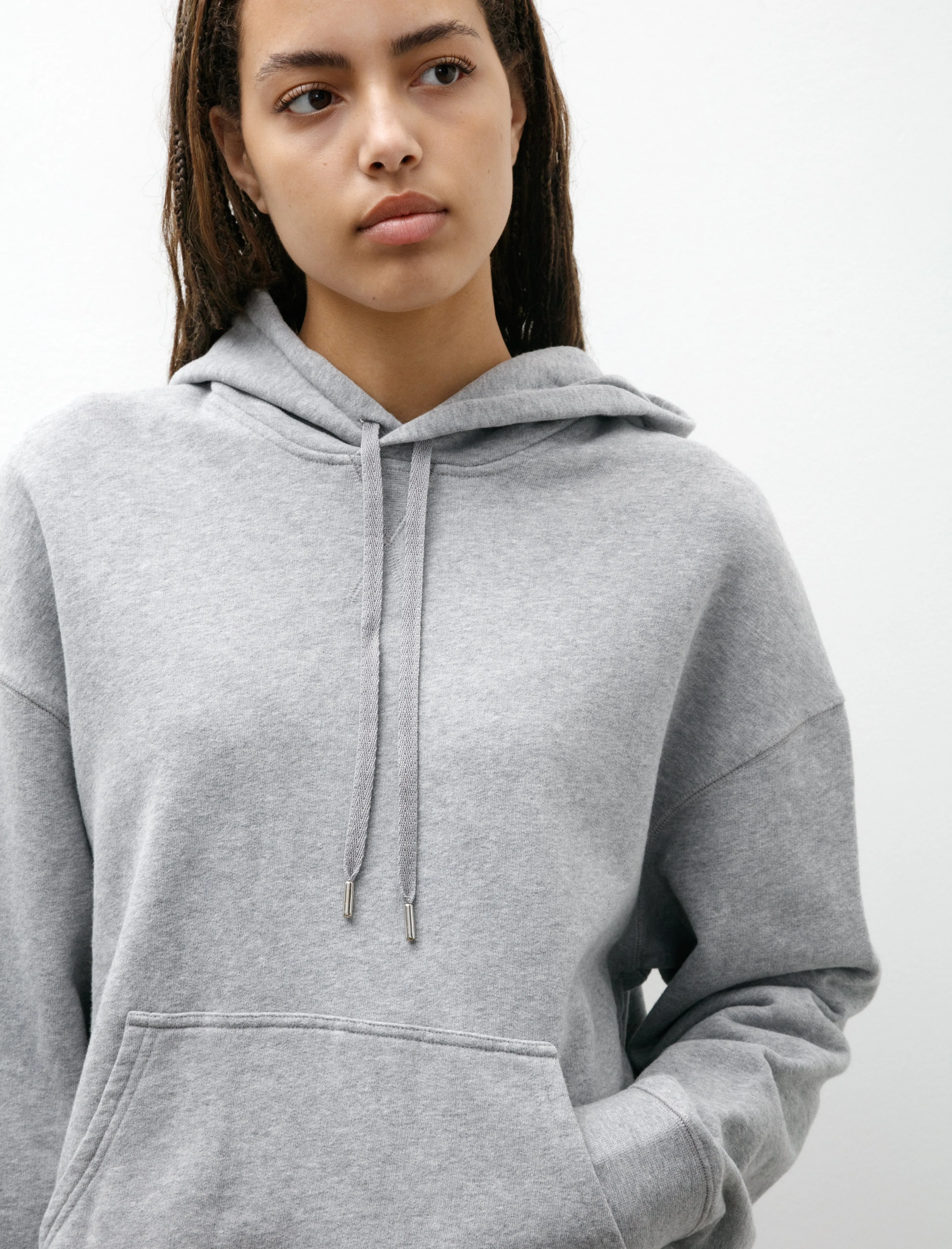 Loopback Hoody Grey Mélange sold by SHOP NEIGHBOR product image thumbnail 2