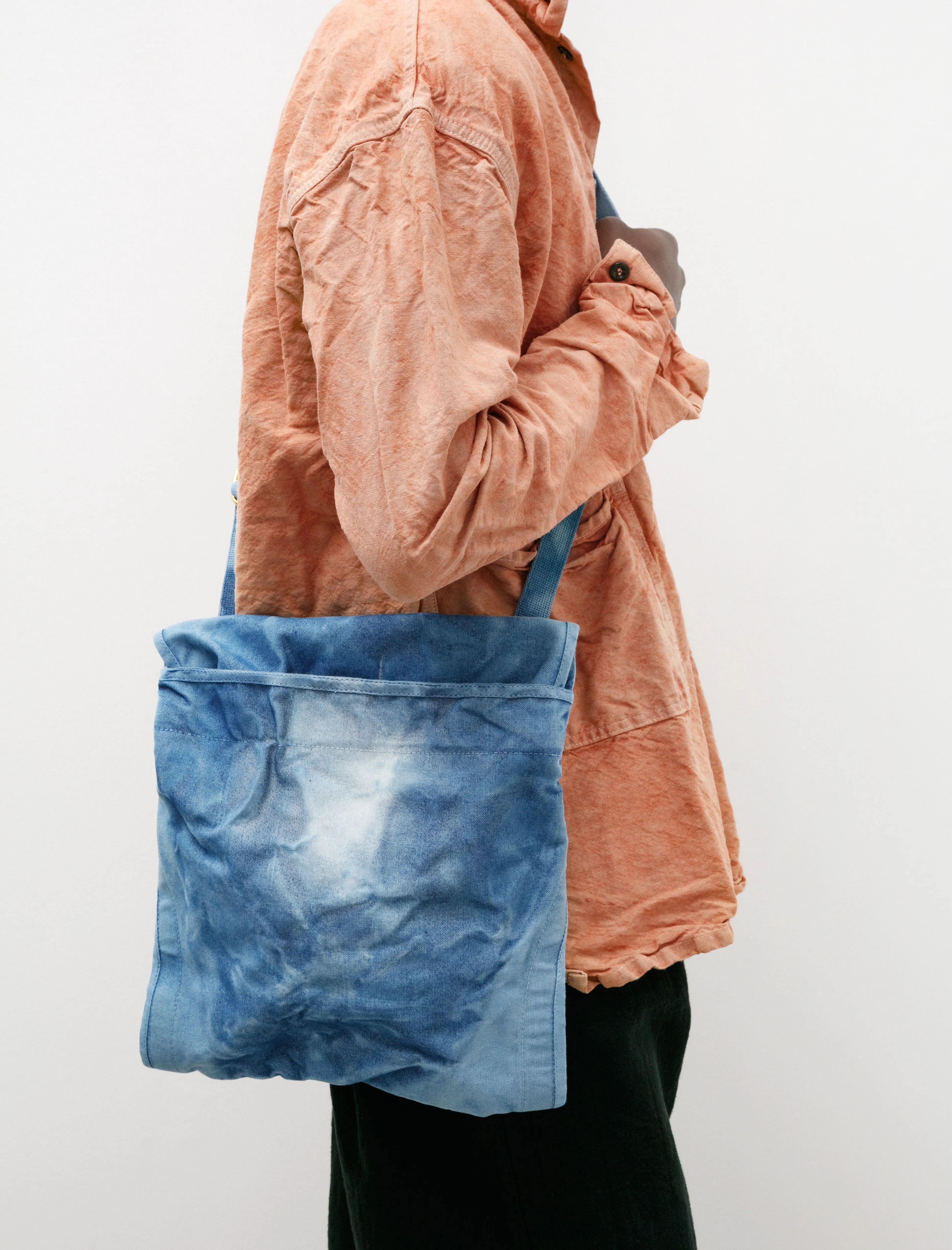 532 Elephant Ear Satchel Conveyor Belt Canvas Prussian Blue sold by SHOP NEIGHBOR
