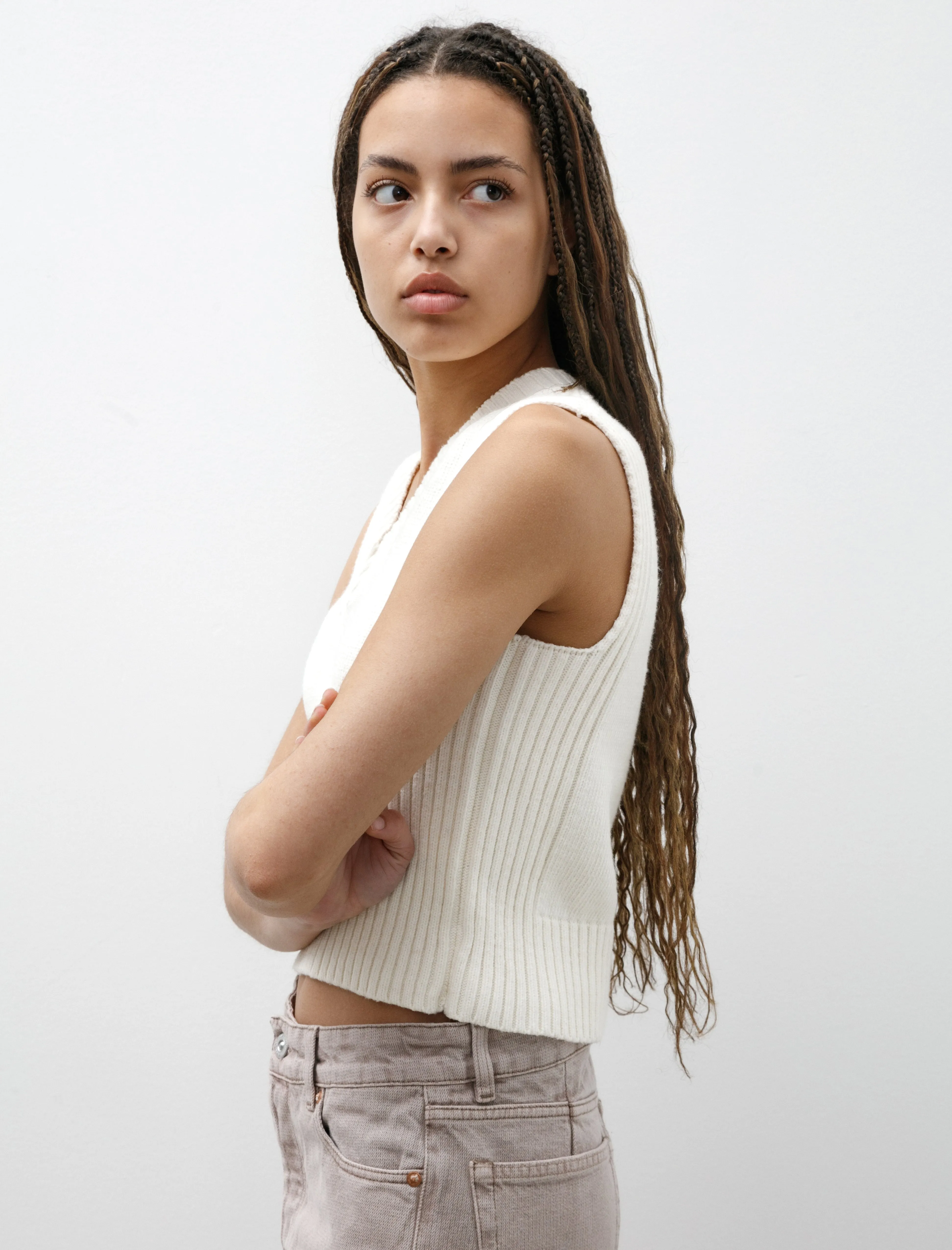 Michigan Tank Natural Tousled Cotton sold by SHOP NEIGHBOR product image thumbnail 4