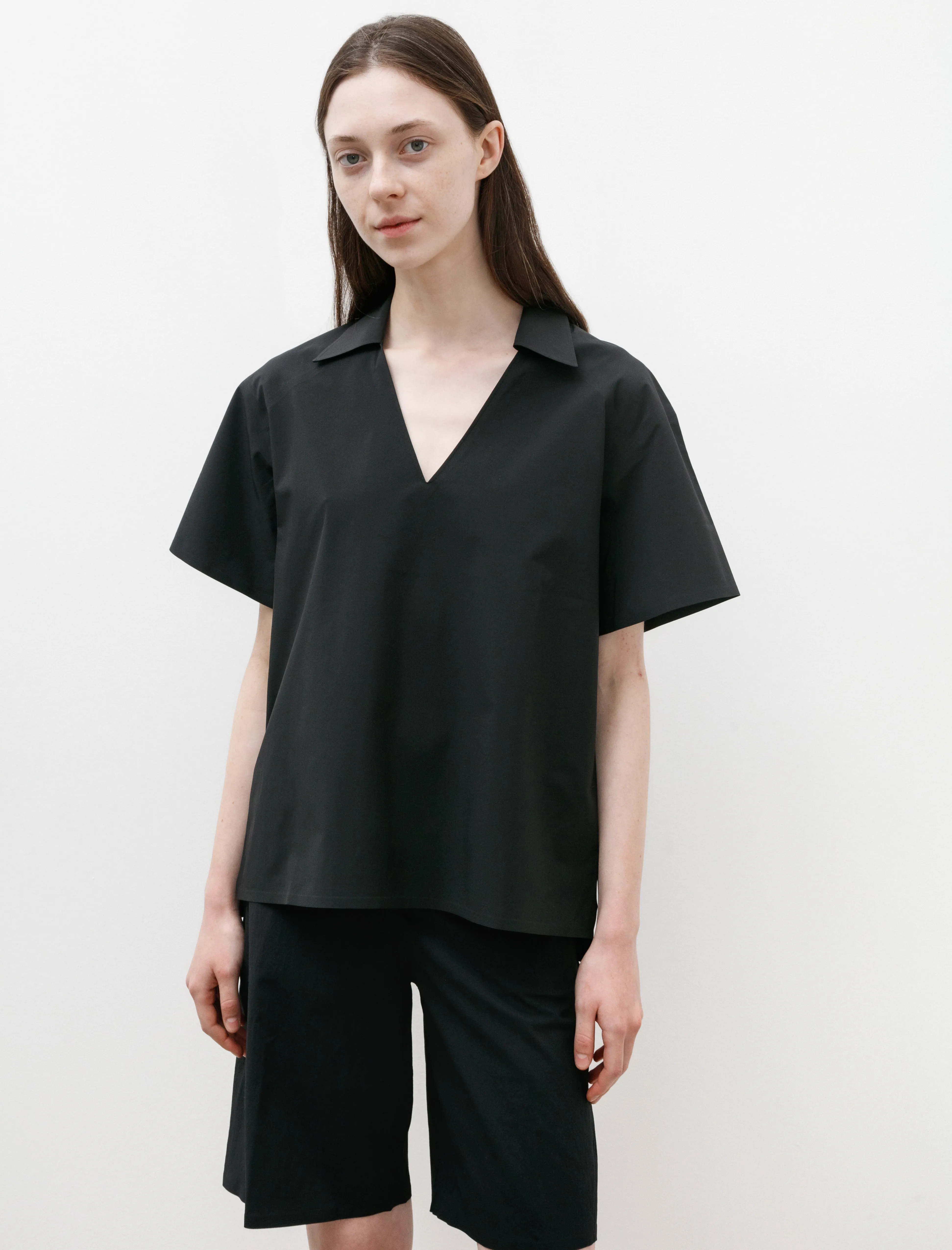 Eave V-Neck Shirt Black sold by SHOP NEIGHBOR product image thumbnail 2