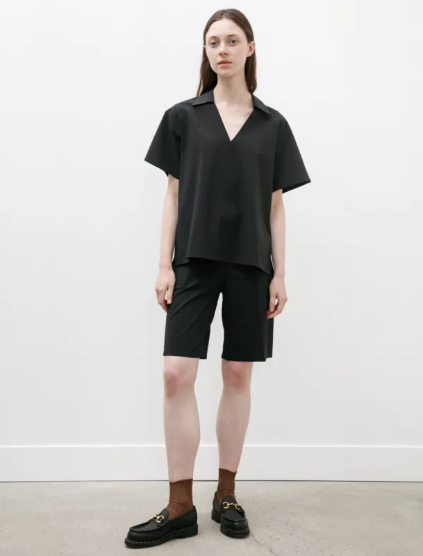 Eave V-Neck Shirt Black sold by SHOP NEIGHBOR