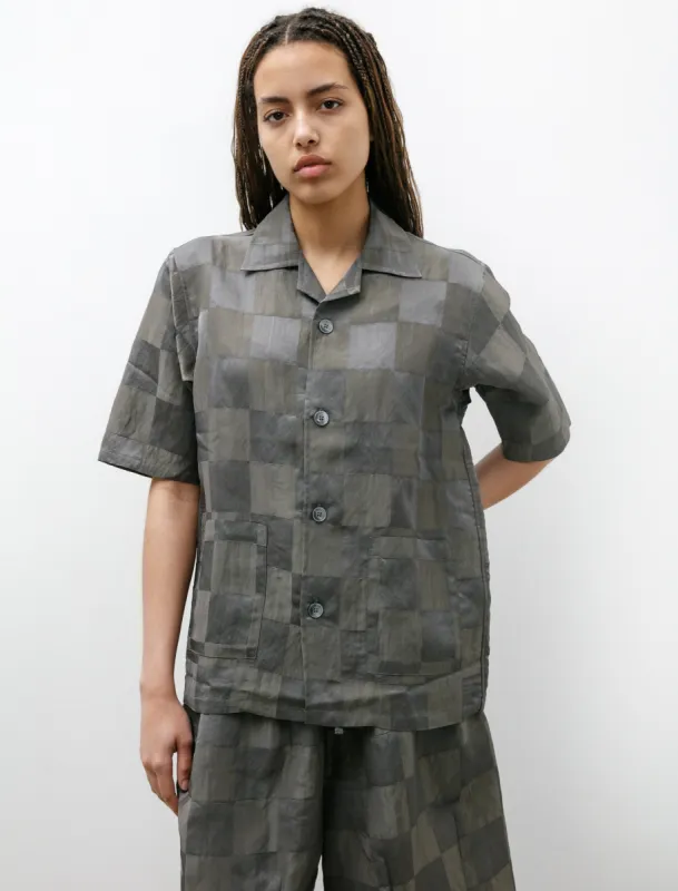 Cabana Shirt Grey Checker sold by SHOP NEIGHBOR
