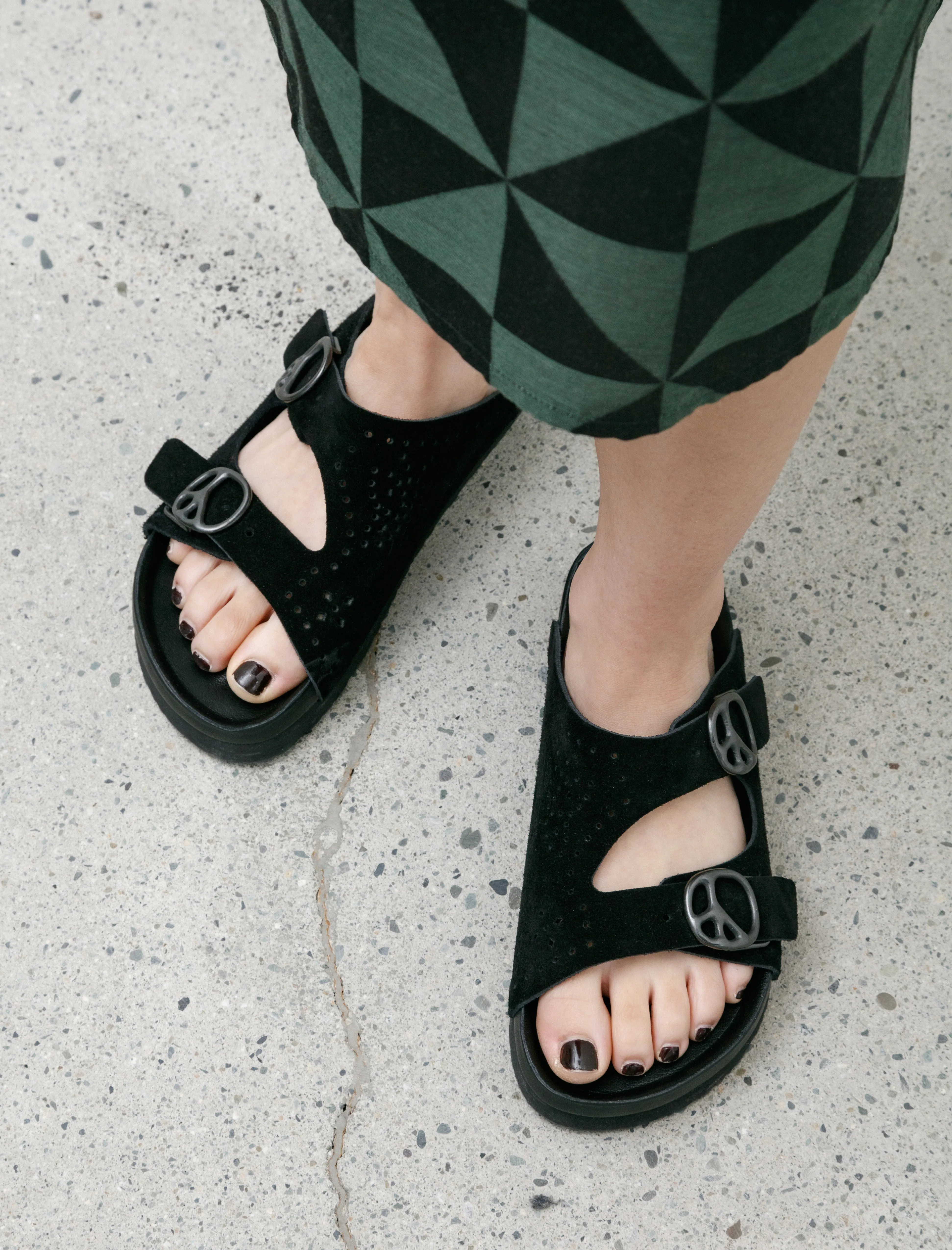 Double Strap Suede Sandal sold by SHOP NEIGHBOR
