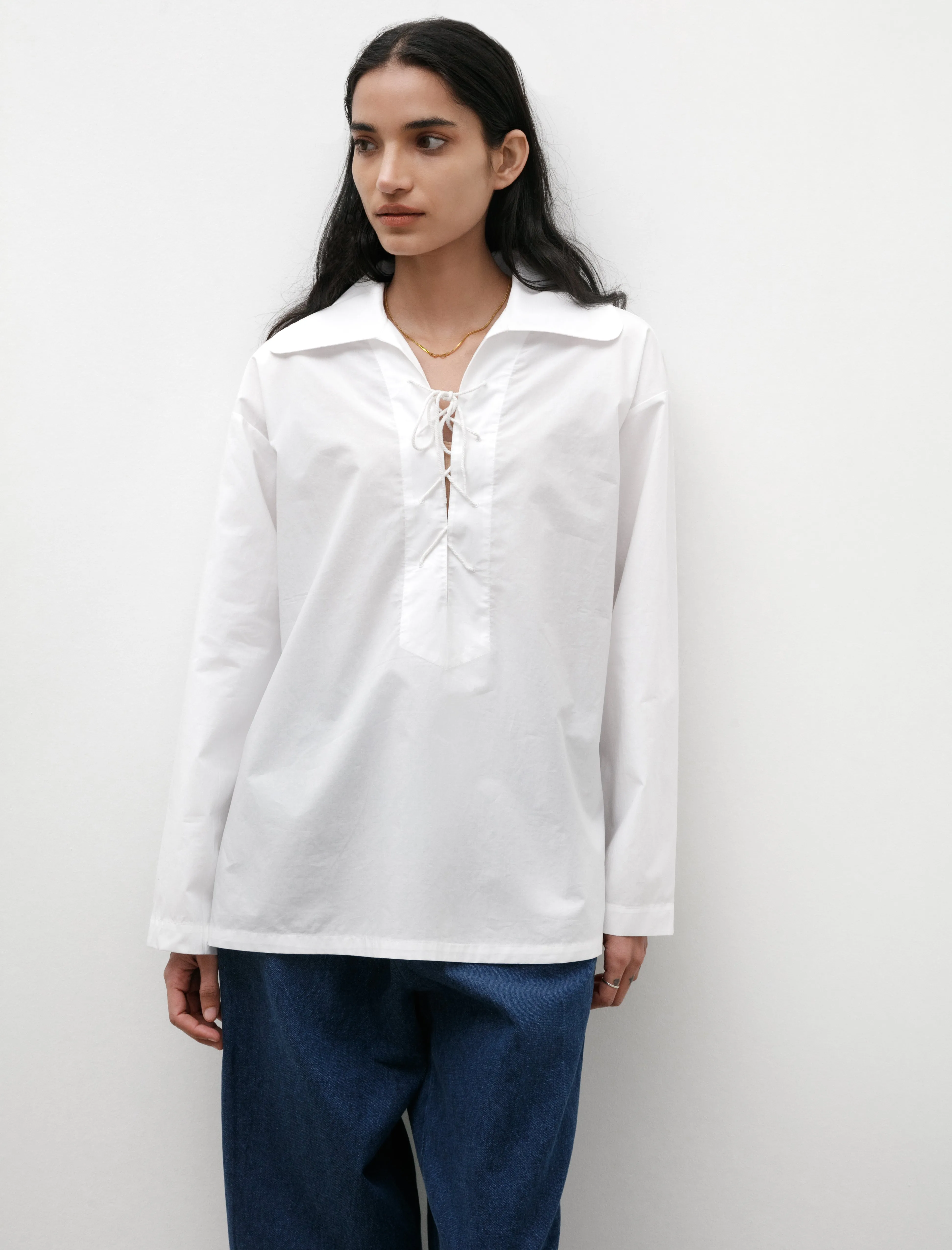 Bonnie Shirt Ecru sold by SHOP NEIGHBOR