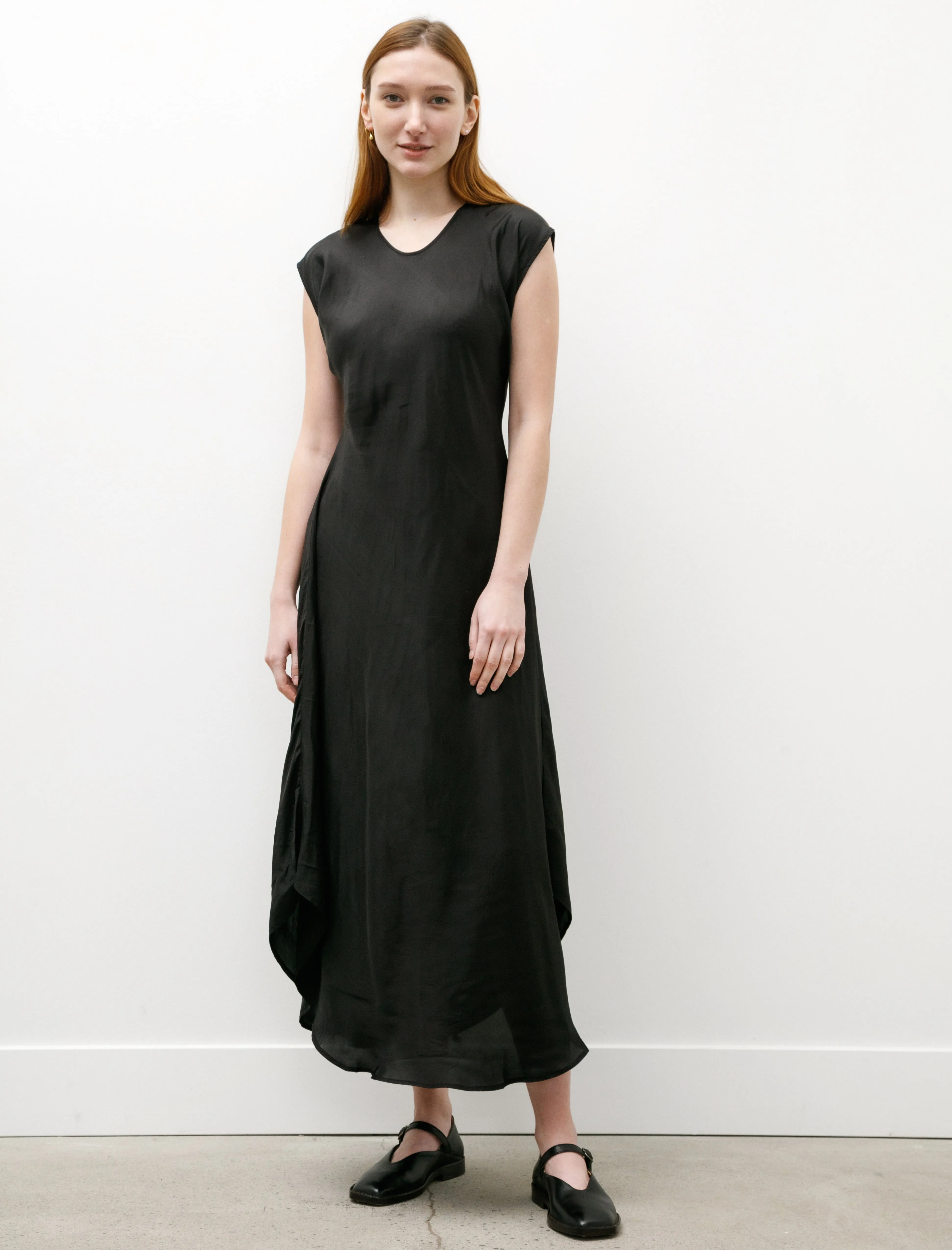 Maxi Dress Shiny Viscose Black sold by SHOP NEIGHBOR product image thumbnail 3