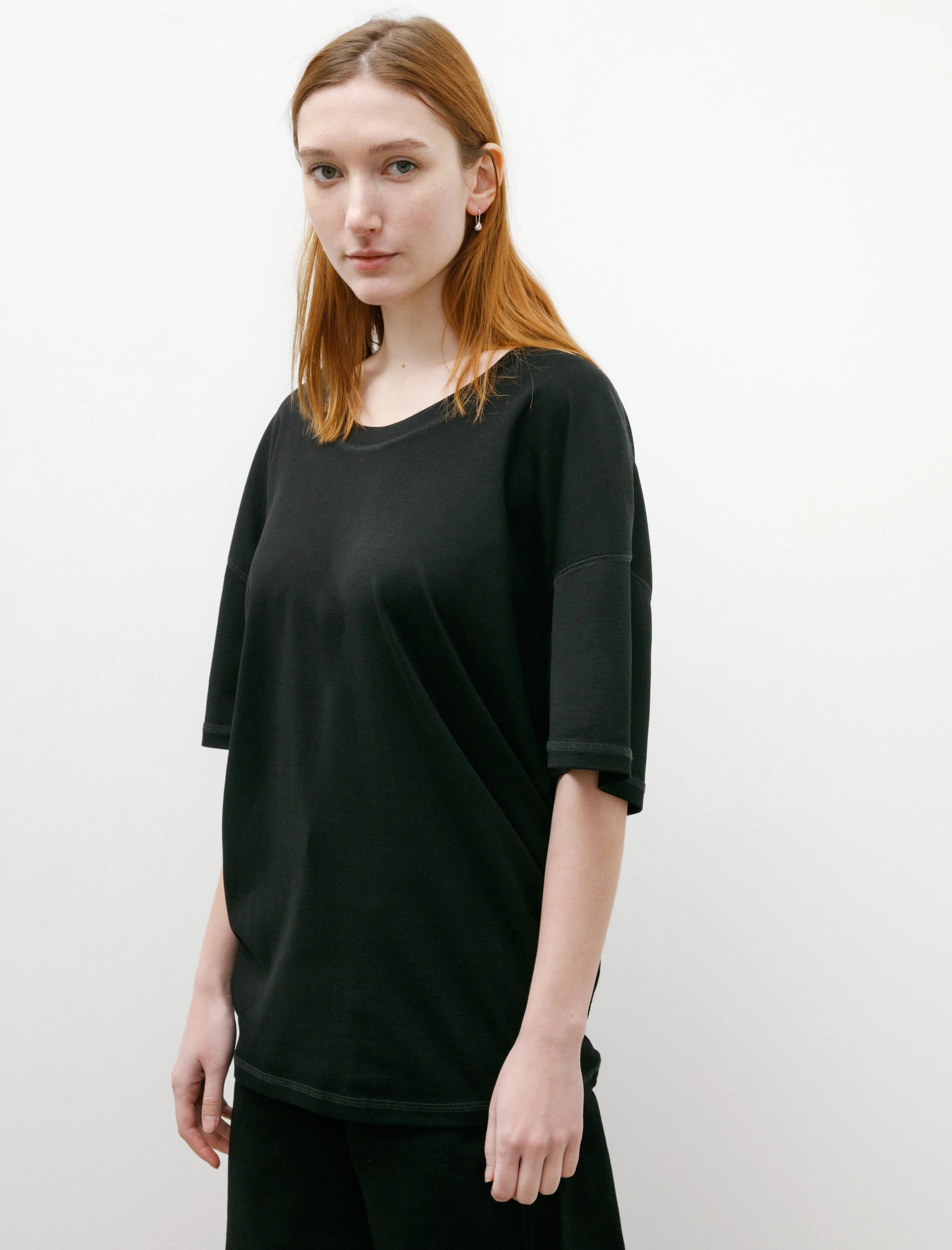 Rib T-Shirt Black sold by SHOP NEIGHBOR product image thumbnail 3