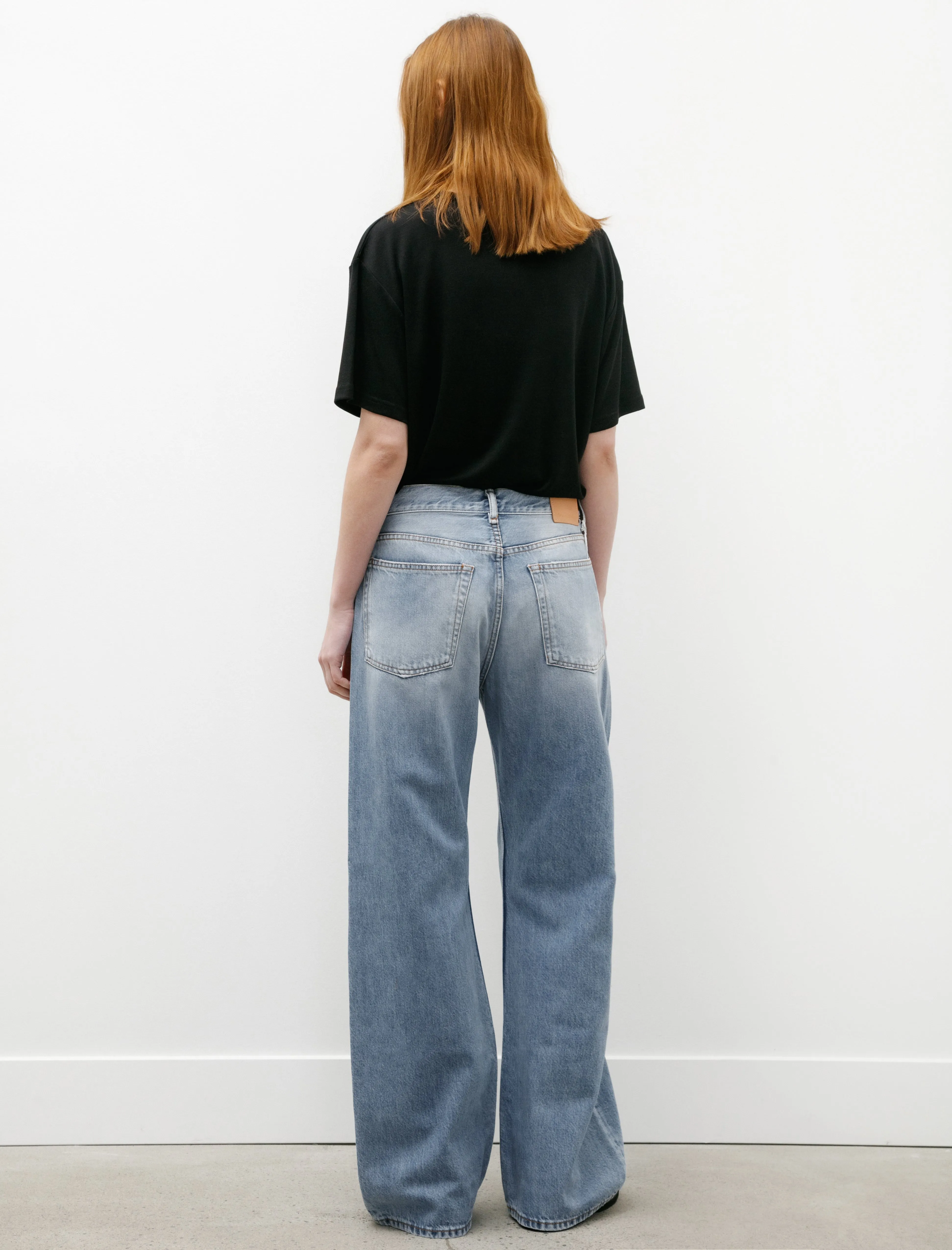 Loose Fit Jeans 2021F Light Blue sold by SHOP NEIGHBOR product image thumbnail 3