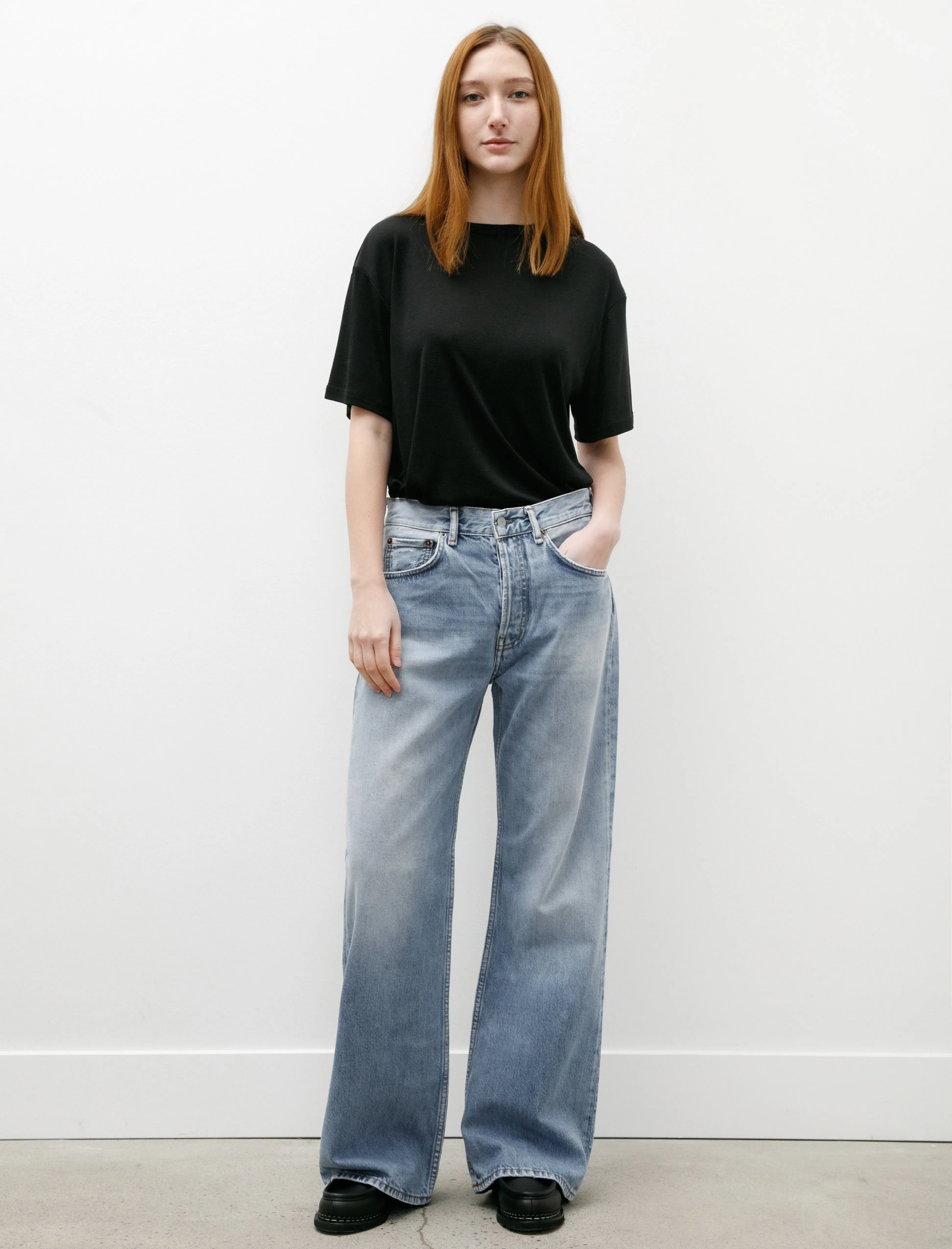 Loose Fit Jeans 2021F Light Blue sold by SHOP NEIGHBOR