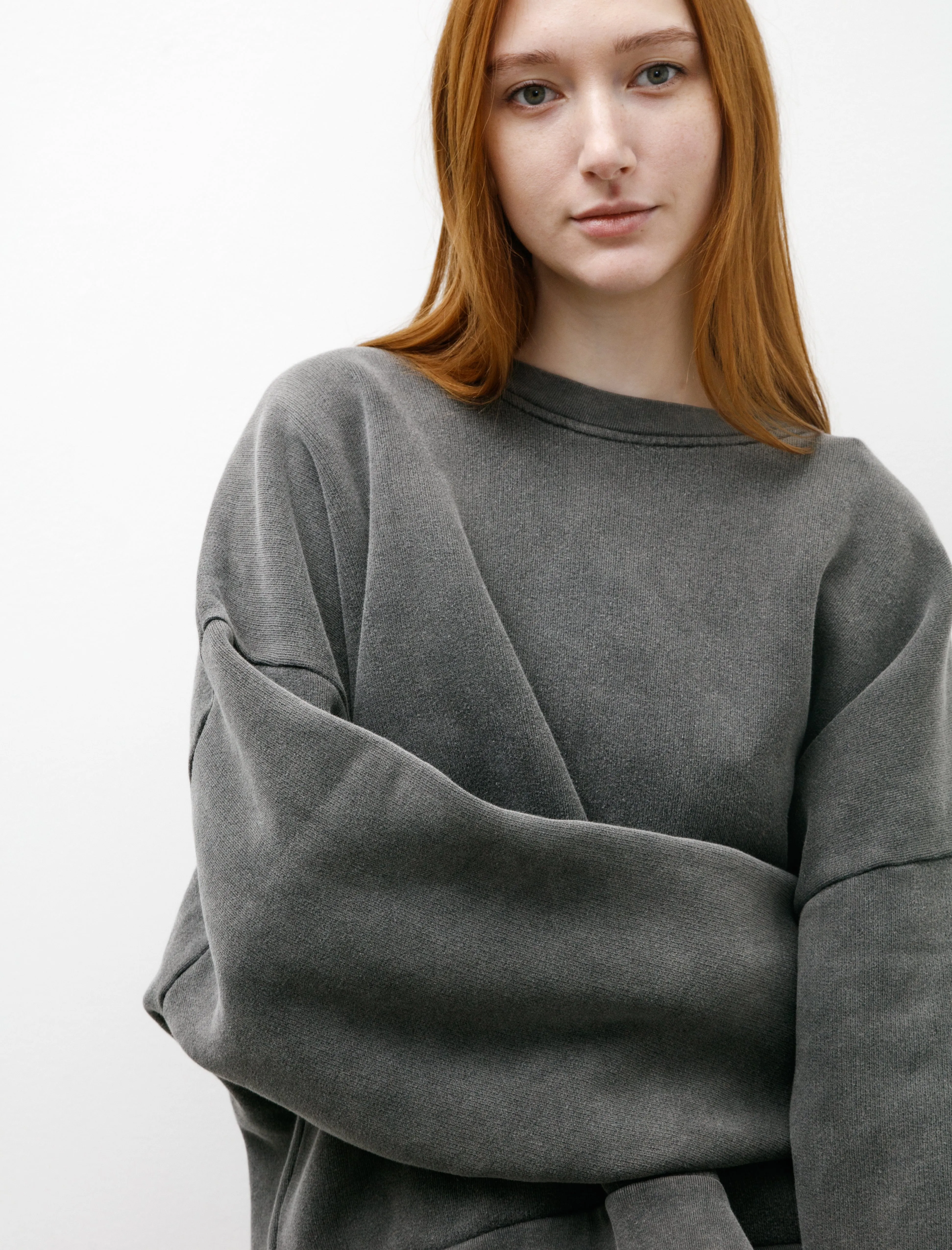 Crewneck Sweatshirt Faded Black sold by SHOP NEIGHBOR product image thumbnail 3