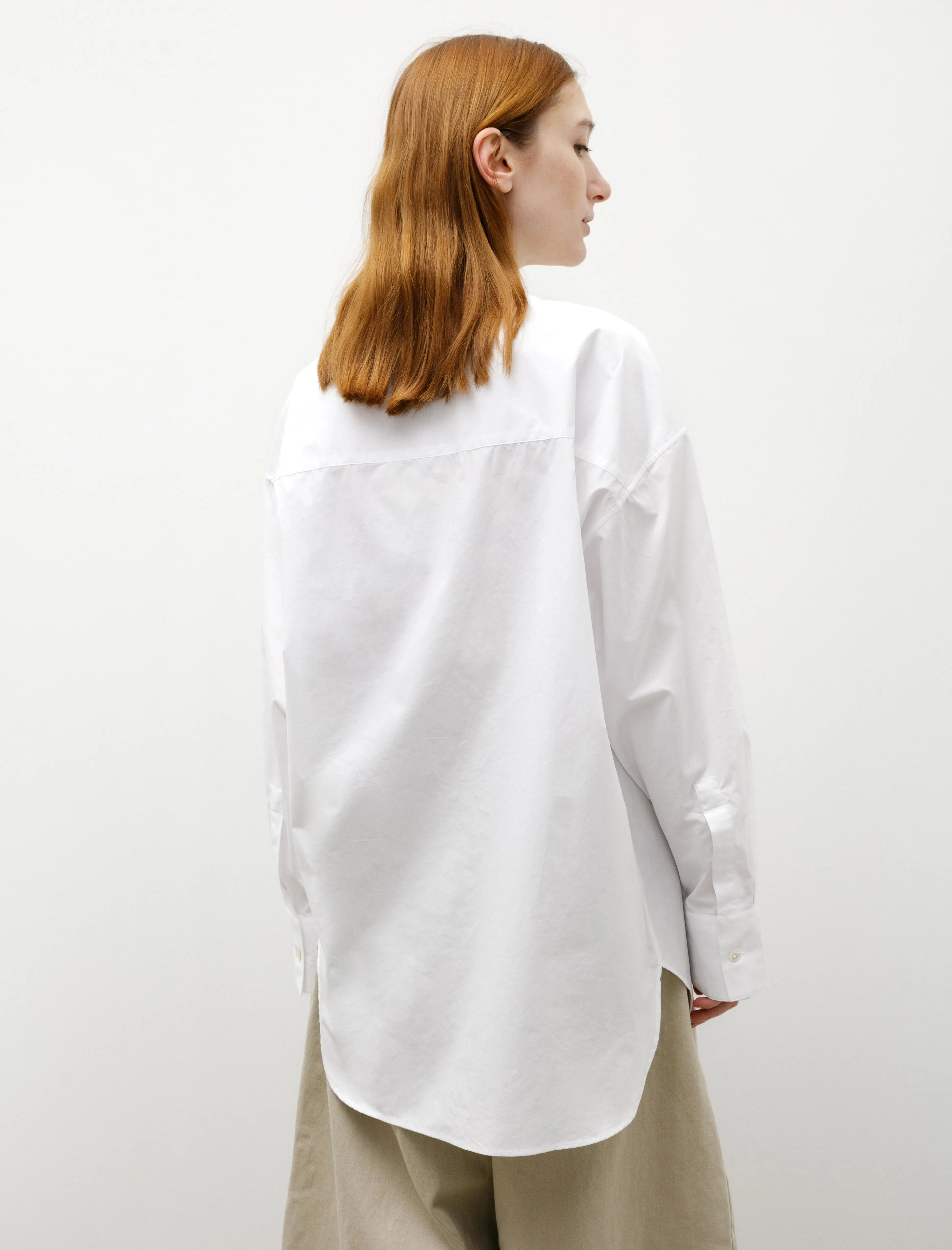 Frink Half Placket Shirt White sold by SHOP NEIGHBOR product image thumbnail 5