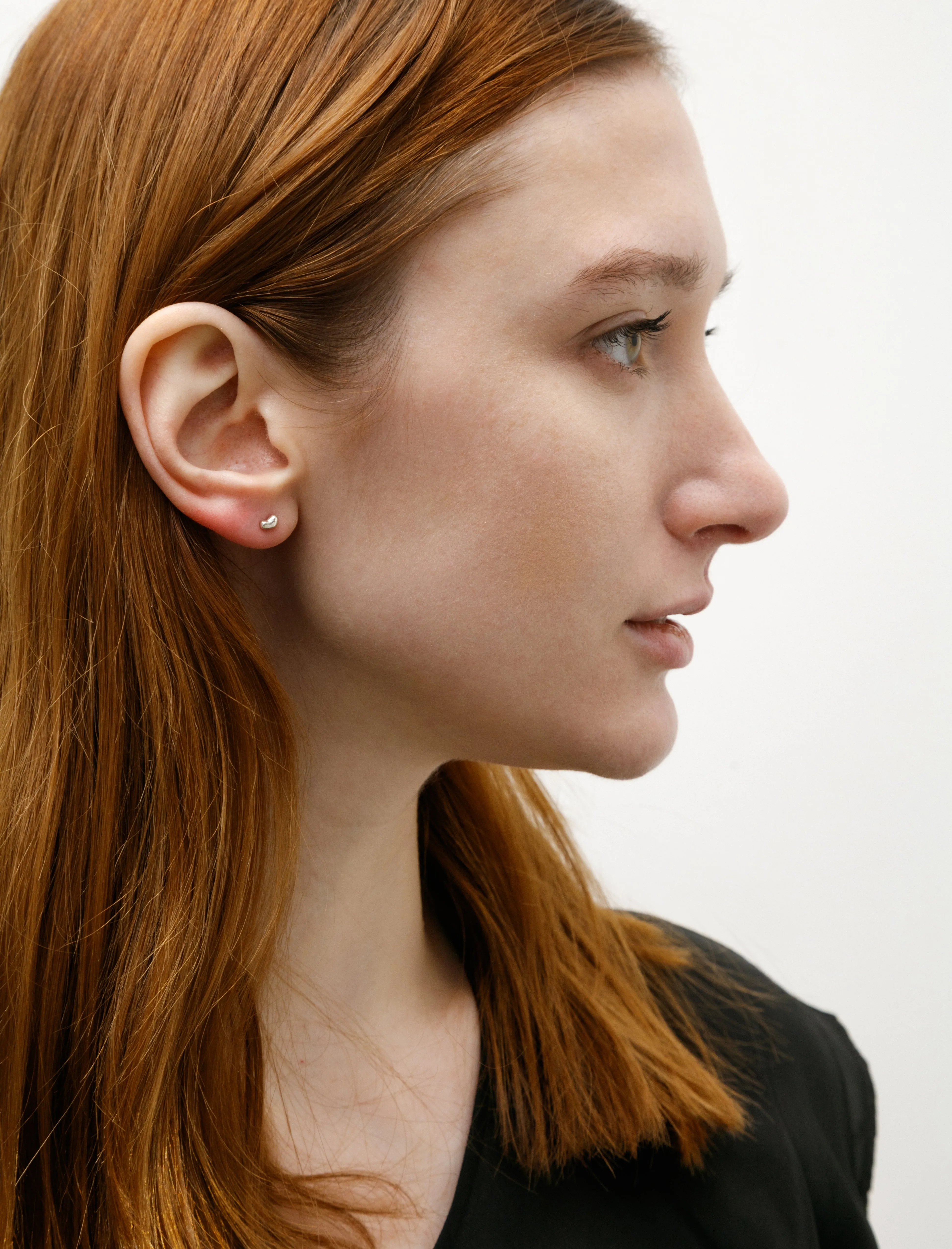 Tiny Bean Studs Silver sold by SHOP NEIGHBOR product image thumbnail 4