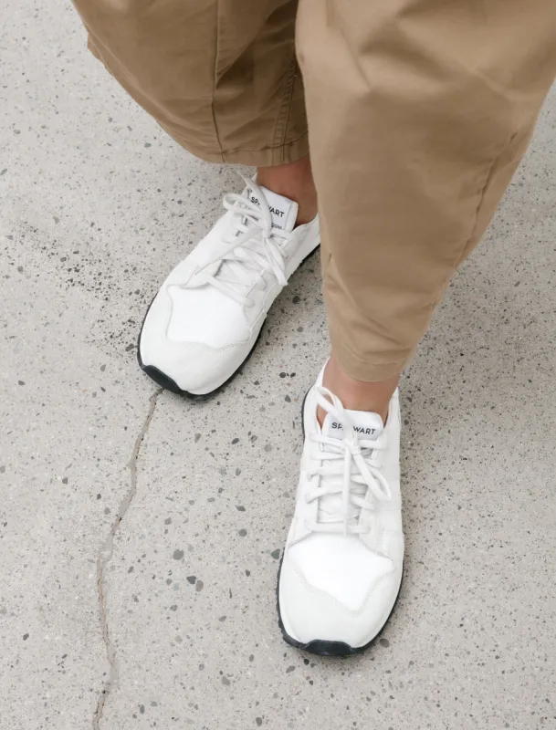 Spalwart Blaster Suede/Mesh Sneaker Off White made by SHOP NEIGHBOR