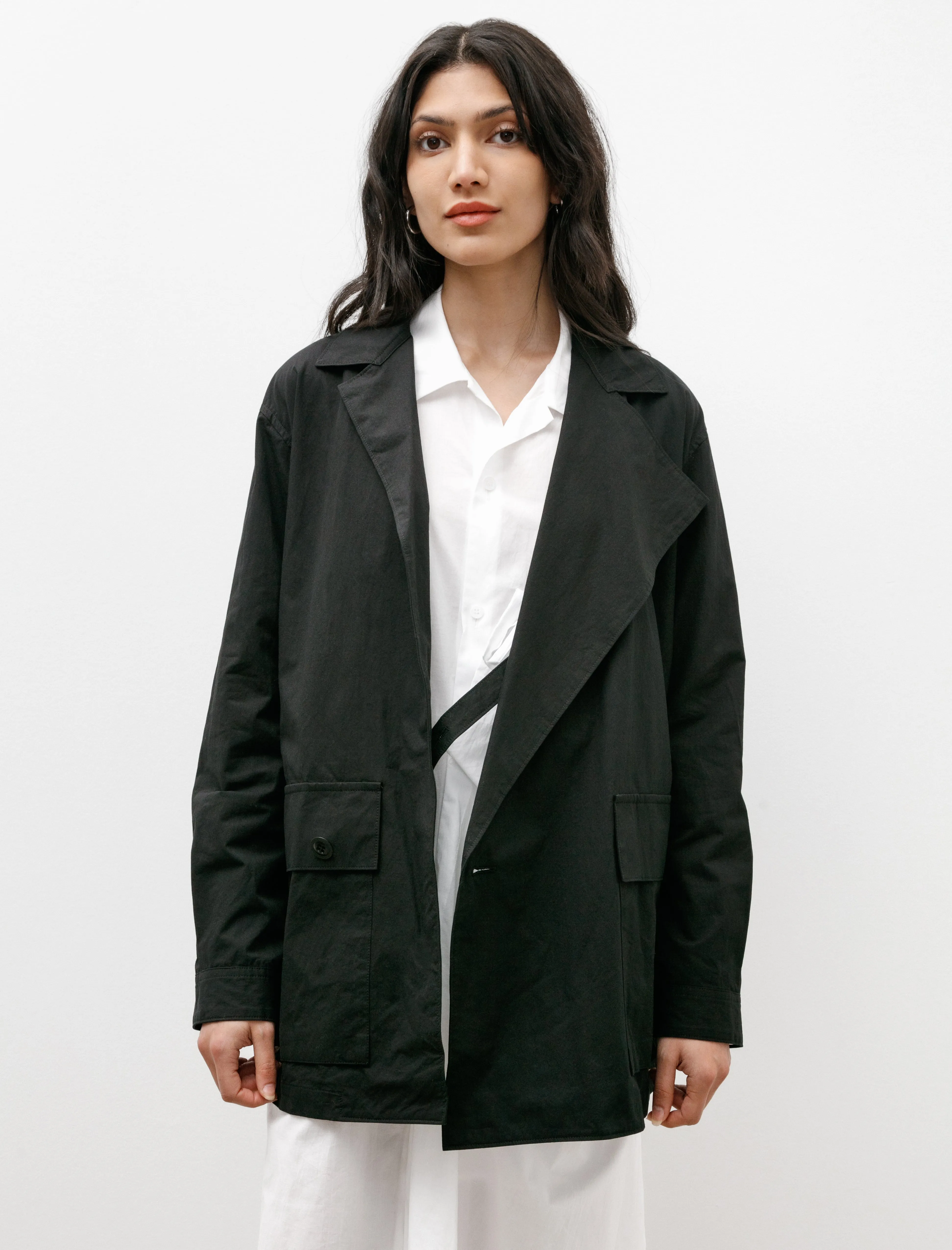 Short Jacket with Gusset Pocket Black sold by SHOP NEIGHBOR product image thumbnail 2